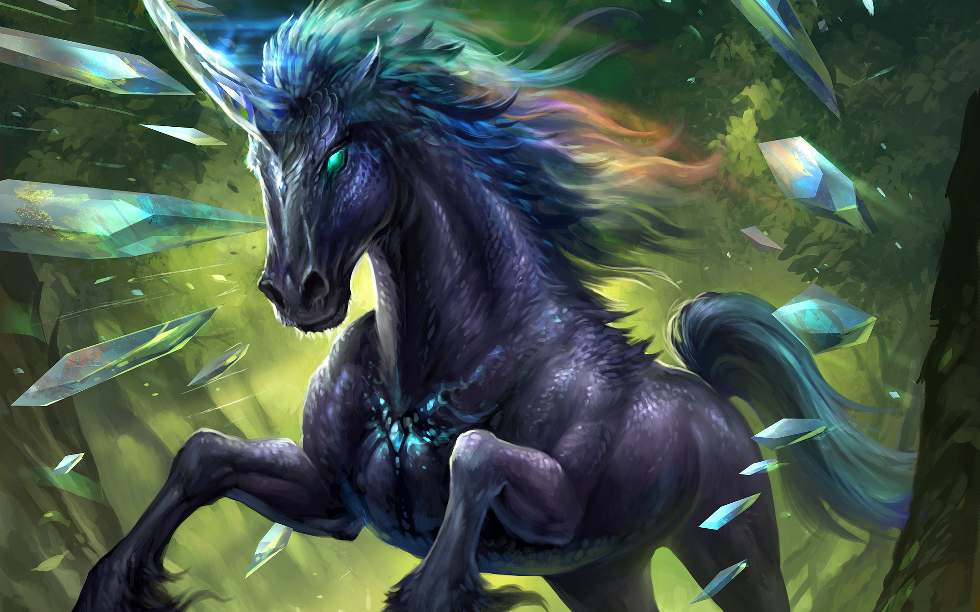 Fantasy unicorn wallpapers, Trendy, HD, Magical, 2000x1250 HD Desktop