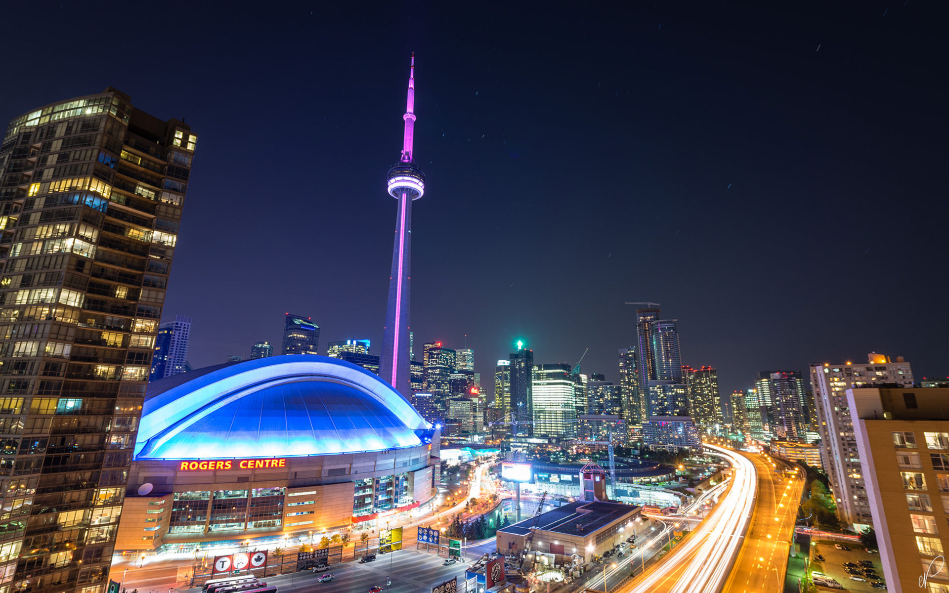 CN Tower, Canada, Toronto CN Tower, World structure, 1920x1200 HD Desktop