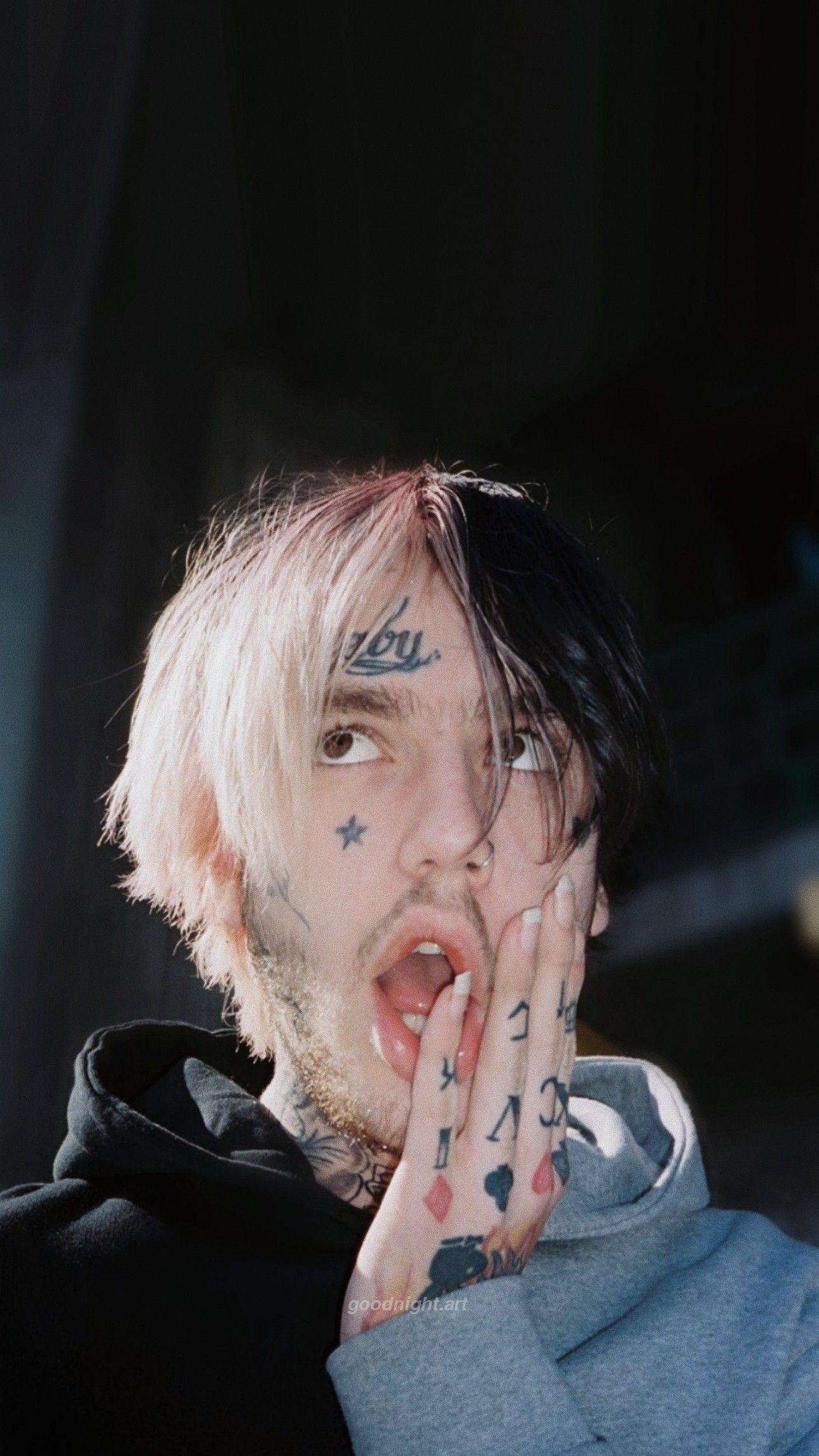 Lil Peep, GBC aesthetic, Musician's style, Vintage photos, 1290x2290 HD Phone