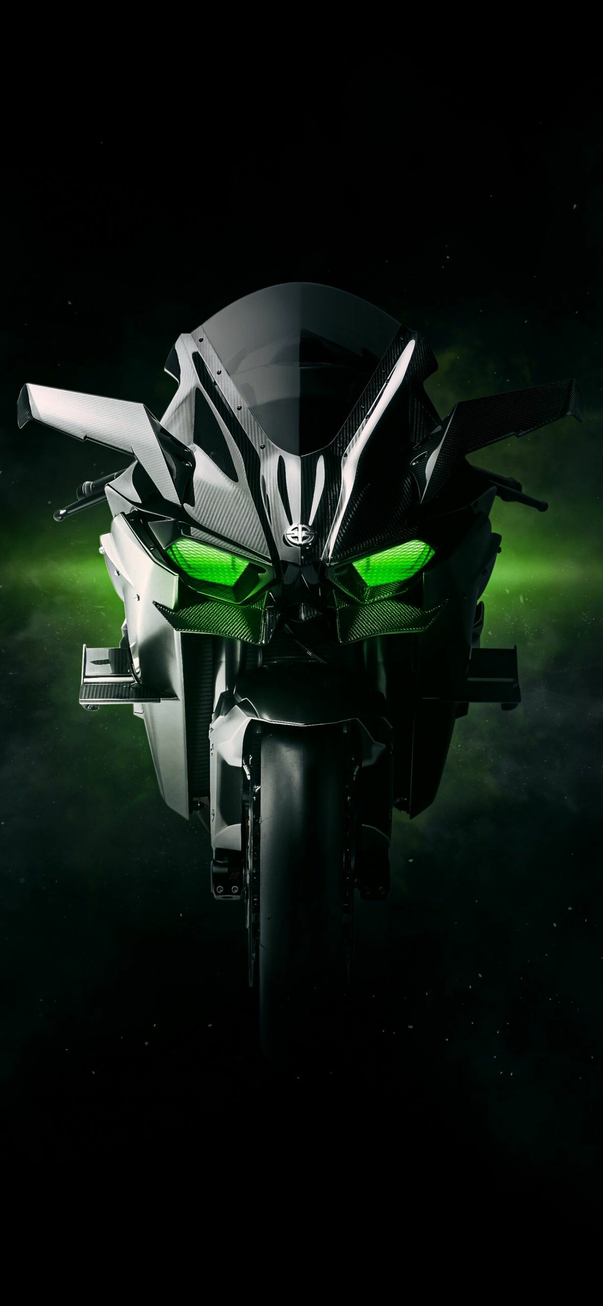 Ninja H2R, Kawasaki Ninja ZX Wallpaper, 1190x2560 HD Phone