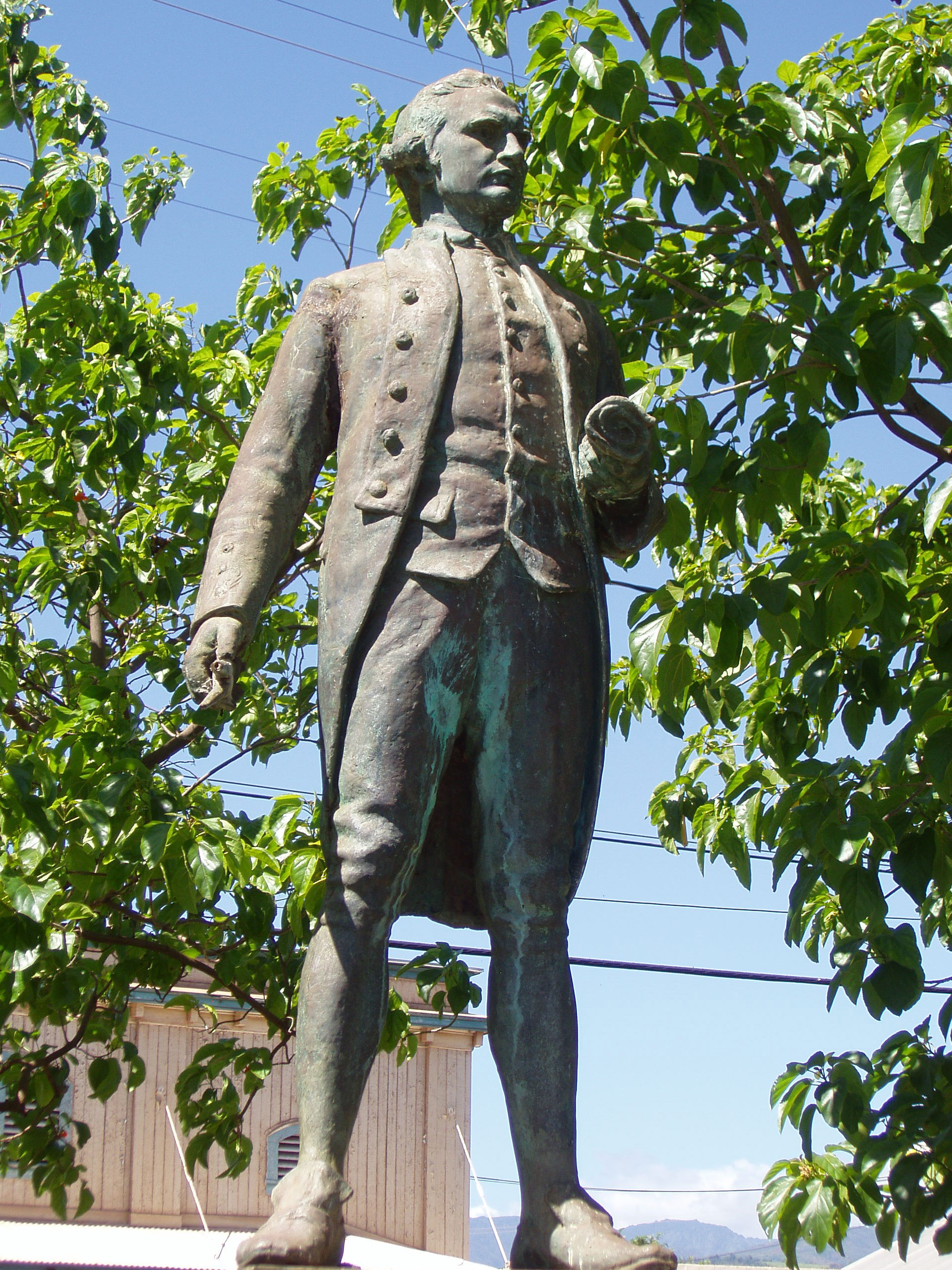 Waimea, Hawaii, Captain James Cook statue, Stock photo, 1920x2560 HD Phone