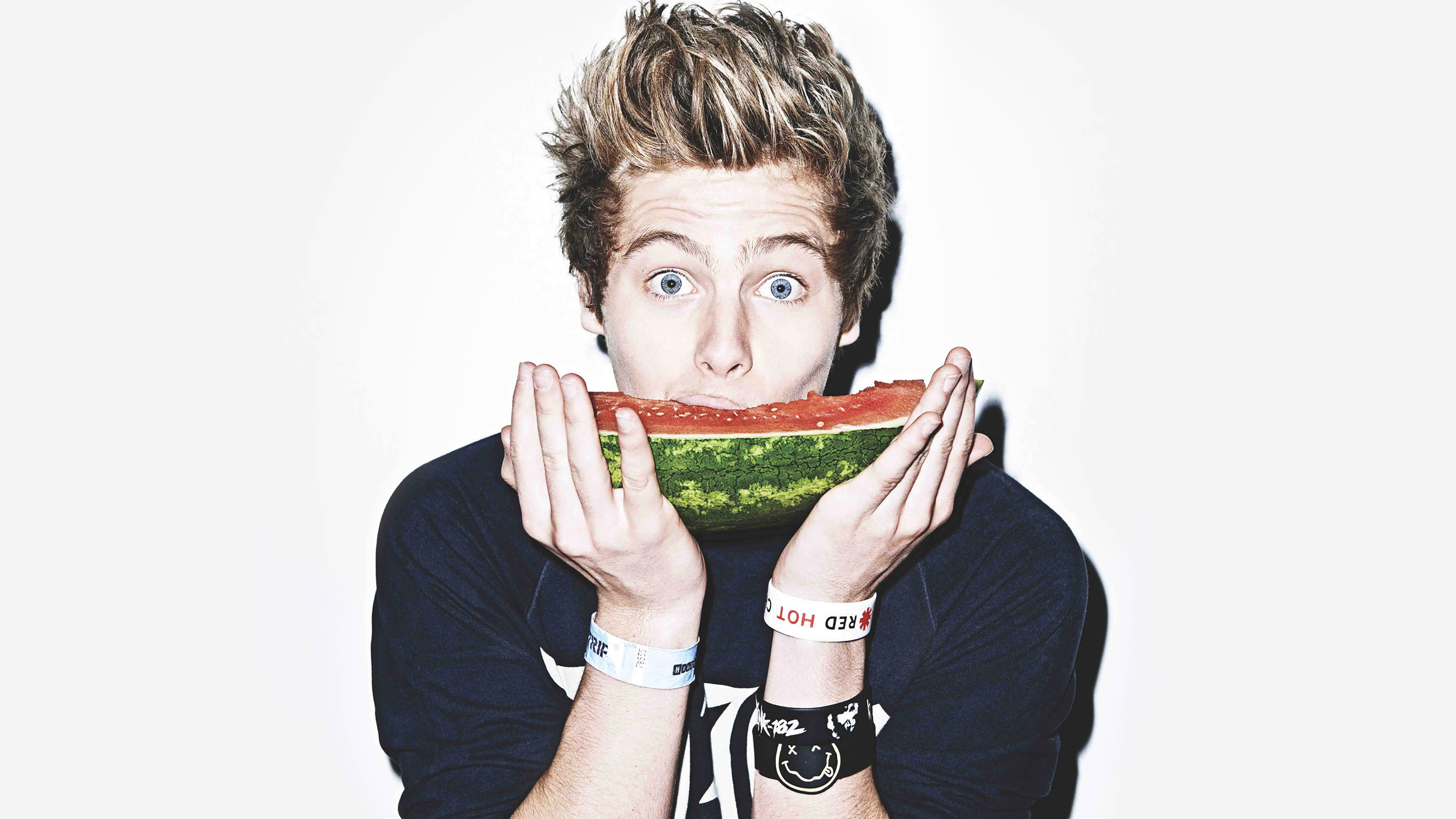 Luke Hemmings, Music wallpaper, 5SOS, HB03, 3840x2160 4K Desktop