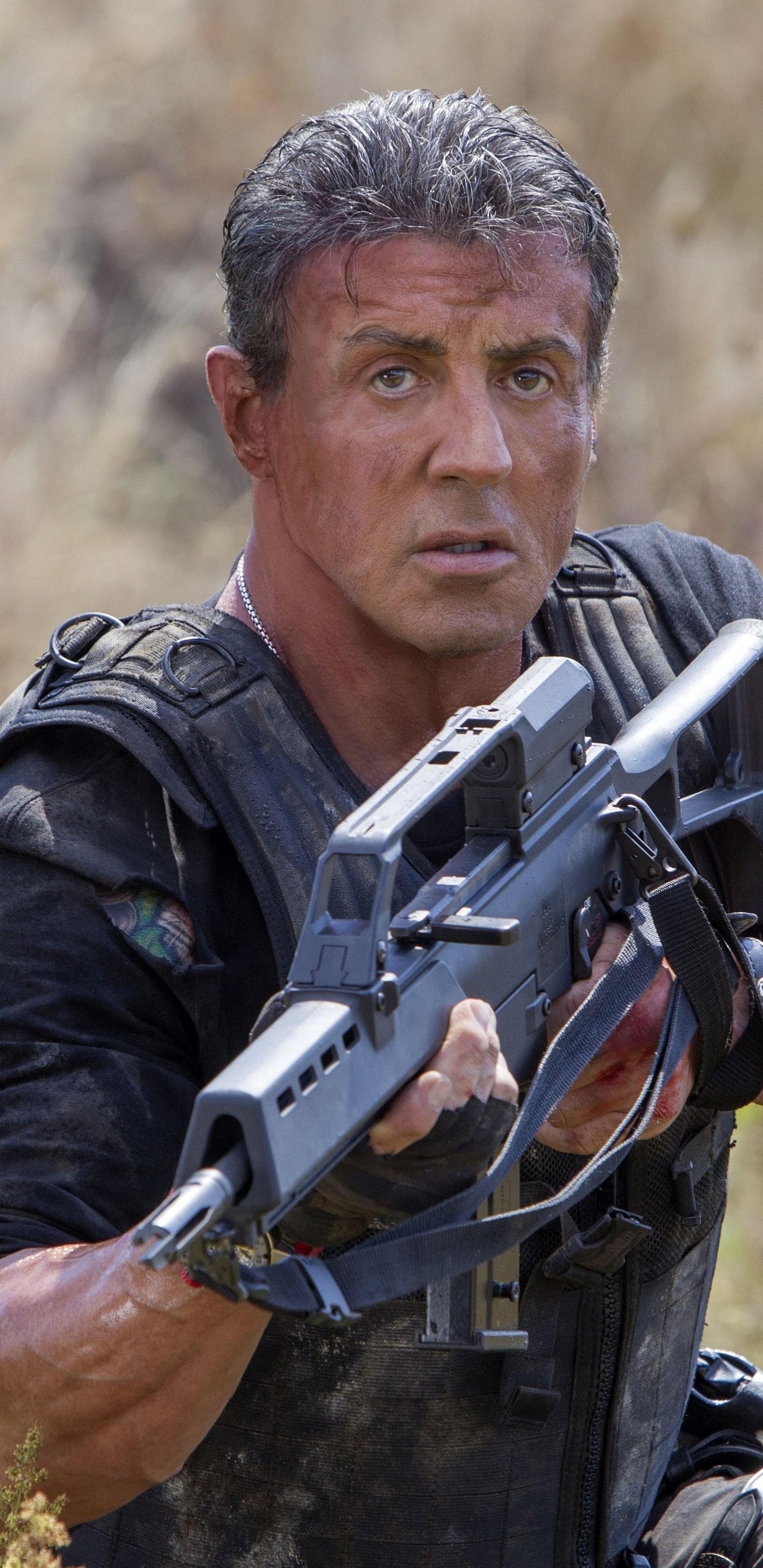 Sylvester Stallone, The Expendables Wallpaper, 1440x2960 HD Phone