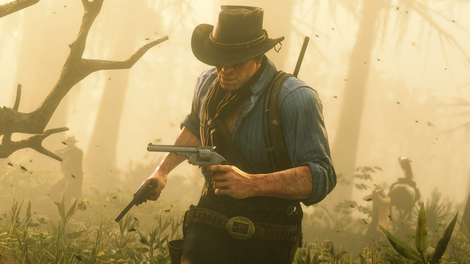 Red Dead Redemption 2, PS4 video game, Full HD wallpaper, Gaming on the big screen, 1920x1080 Full HD Desktop