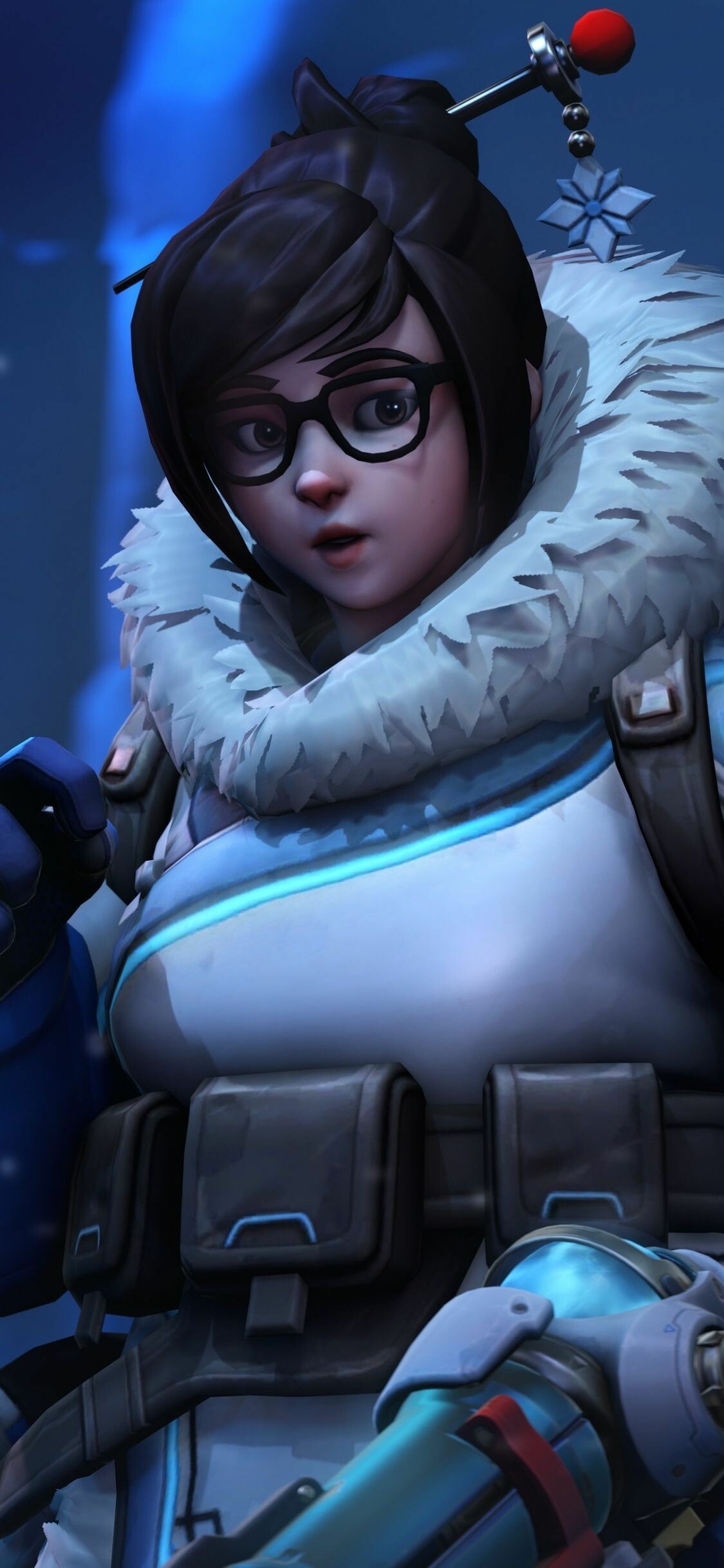 Mei Overwatch, Top wallpapers, Cute and icy, 1130x2440 HD Phone