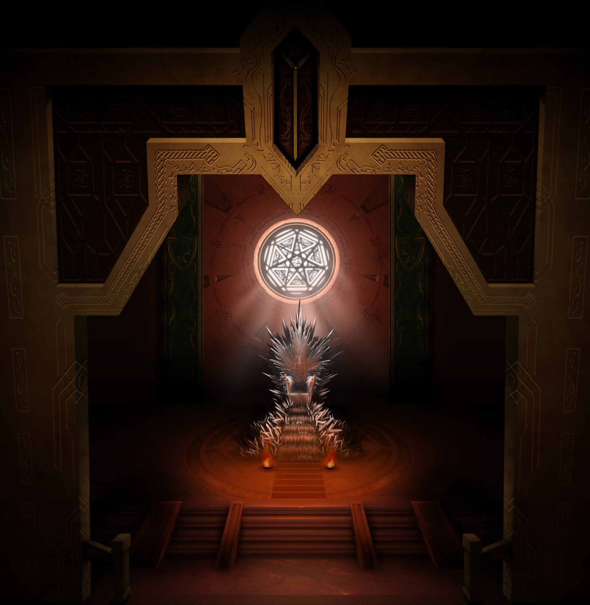 Iron Throne, TV Shows, Great Hall, Throne Room, 1920x1970 HD Phone