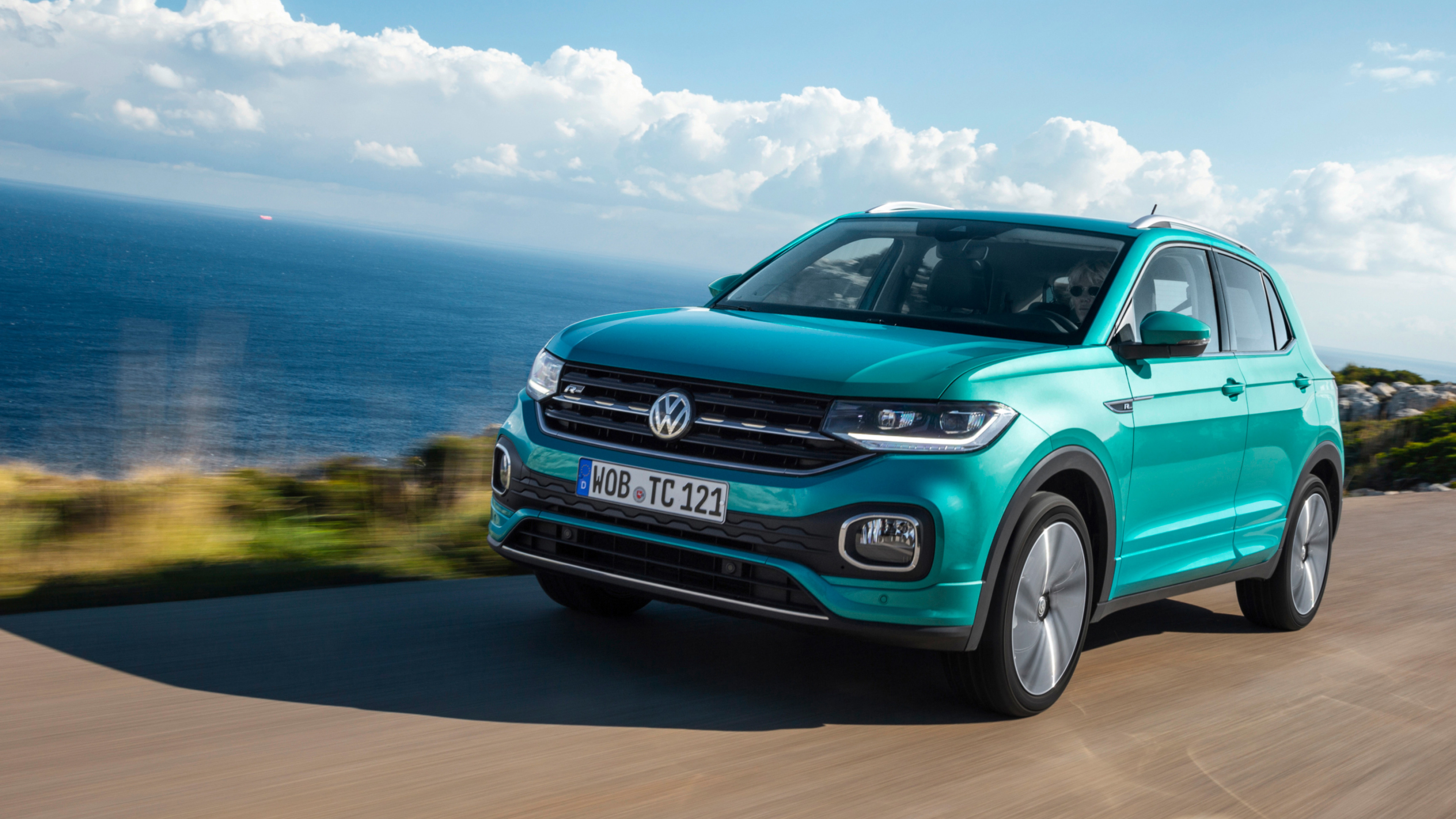 Volkswagen T-Cross, R-Line edition, Compact crossover, Sporty design, 3840x2160 4K Desktop