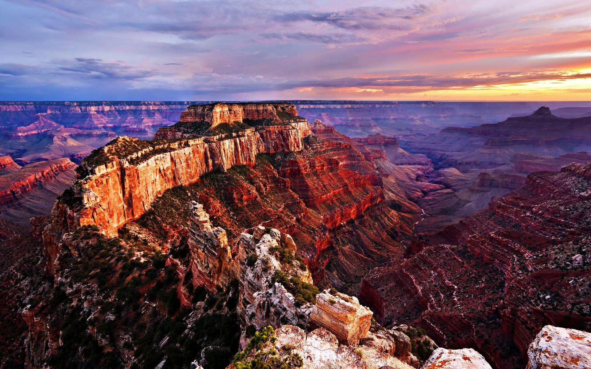 Grand Canyon, Beautiful wallpapers, Natural wonder, Breathtaking scenery, 1920x1200 HD Desktop