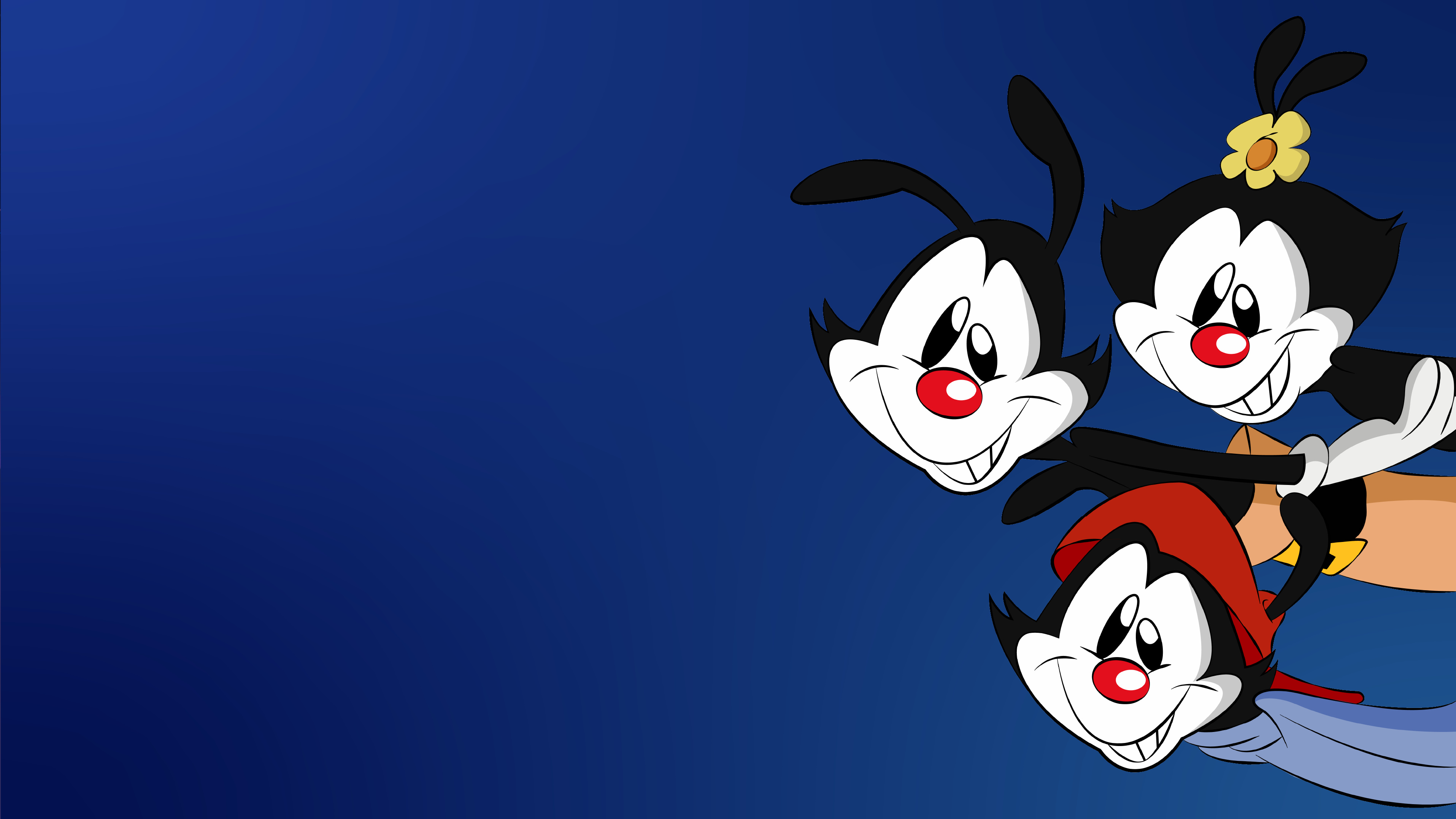 The Warner siblings, Animaniacs Wallpaper, 3830x2160 HD Desktop