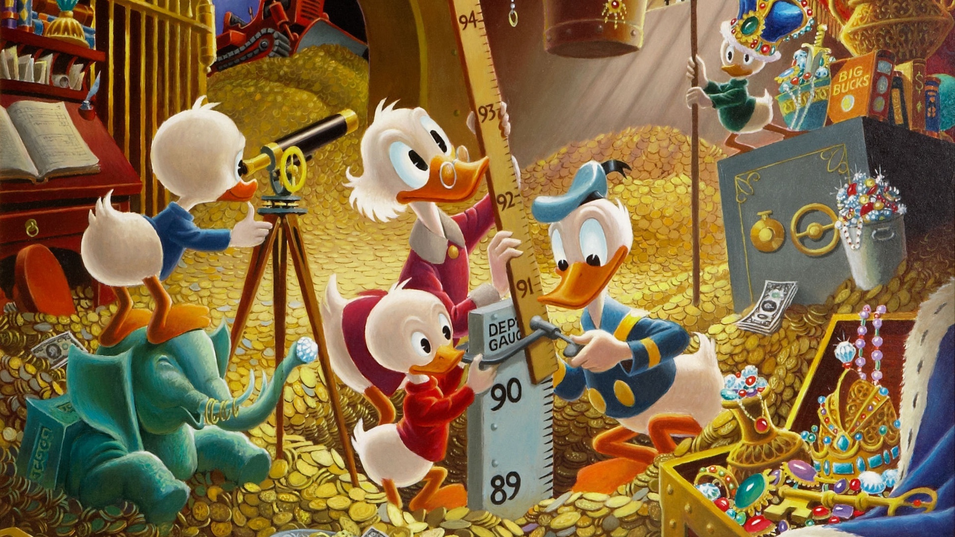 DuckTales, Animation, TV fanart, 1920x1080 Full HD Desktop