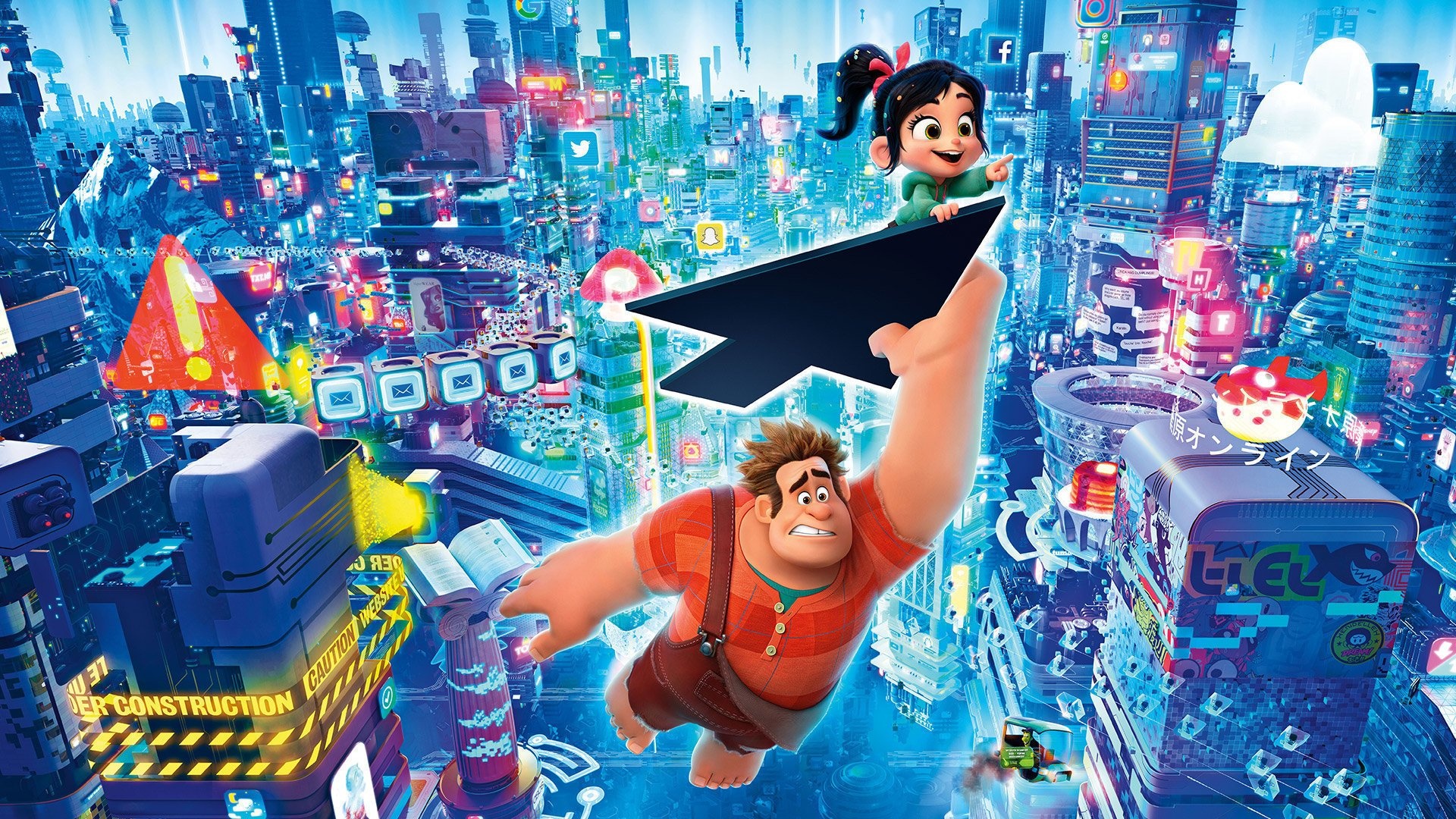 Ralph Breaks the Internet, Rakuten TV, Movie streaming, Digital platform, 1920x1080 Full HD Desktop