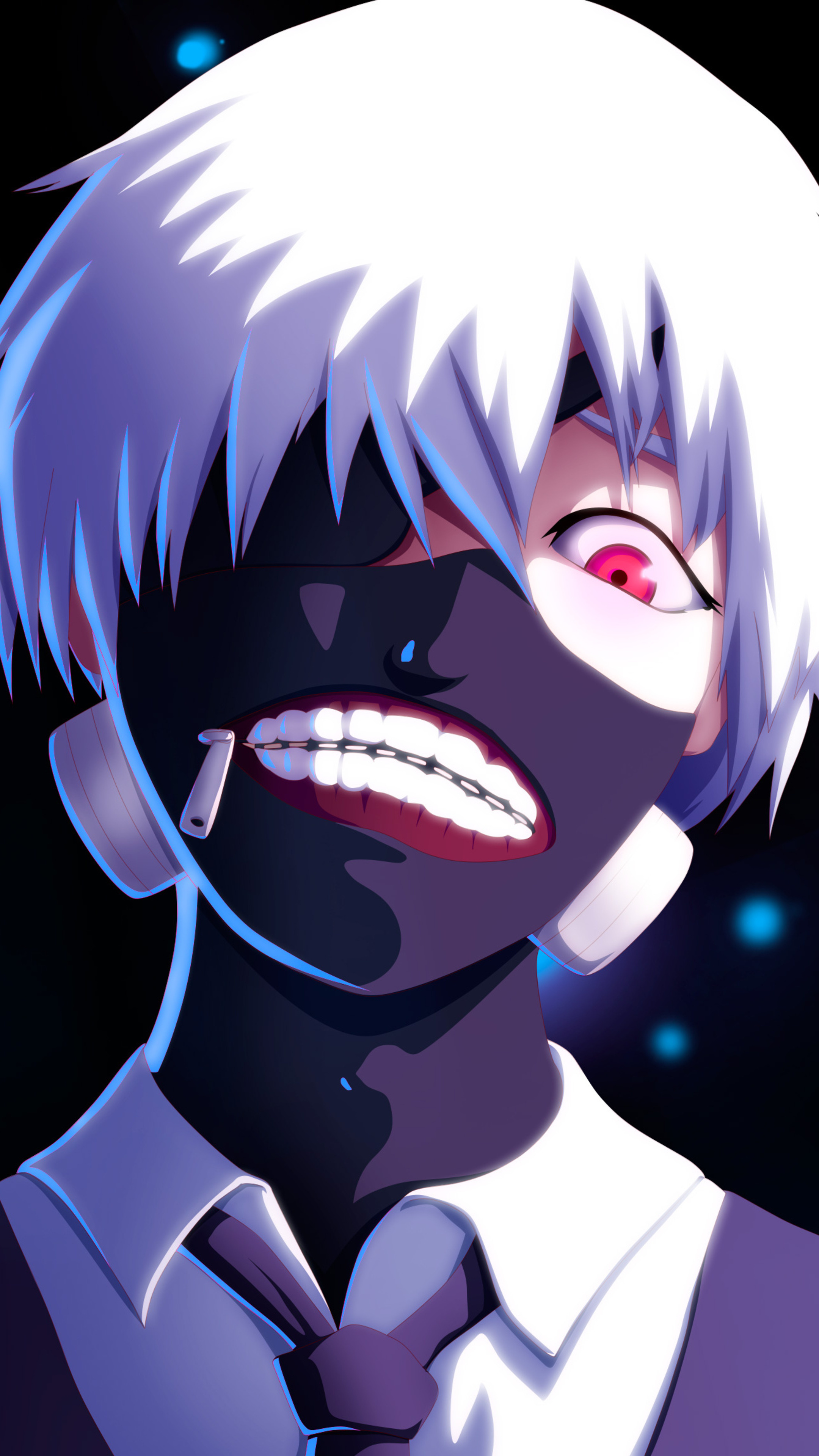 Ken Kaneki, Tokyo Ghoul, 4k Art, Sony Xperia, 2160x3840 4K Phone