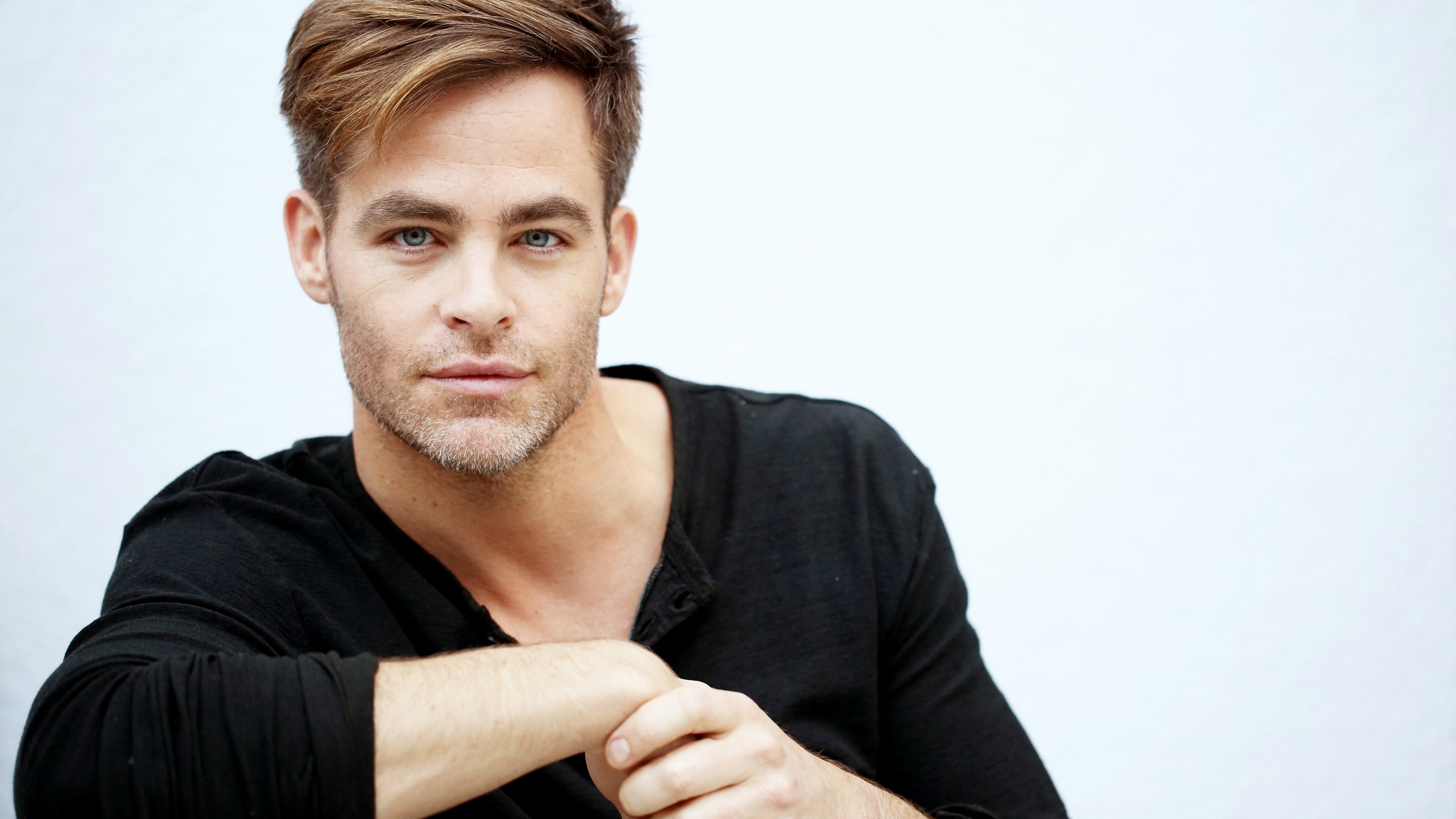 Chris Pine, Celebrities, Photo, Wallpaper, 3840x2160 4K Desktop