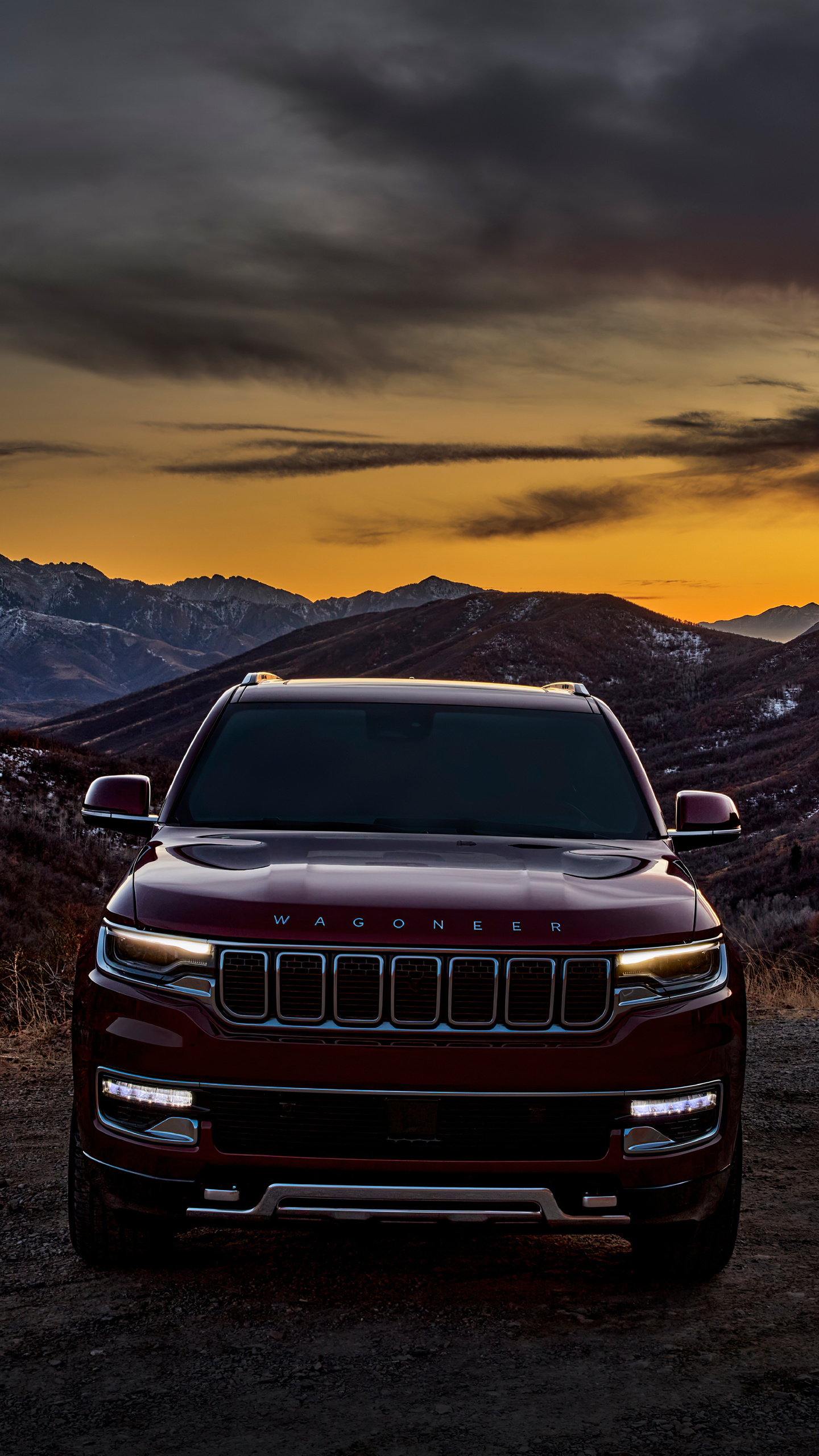 SUV Series III, Jeep Wagoneer Wallpaper, 1440x2560 HD Phone