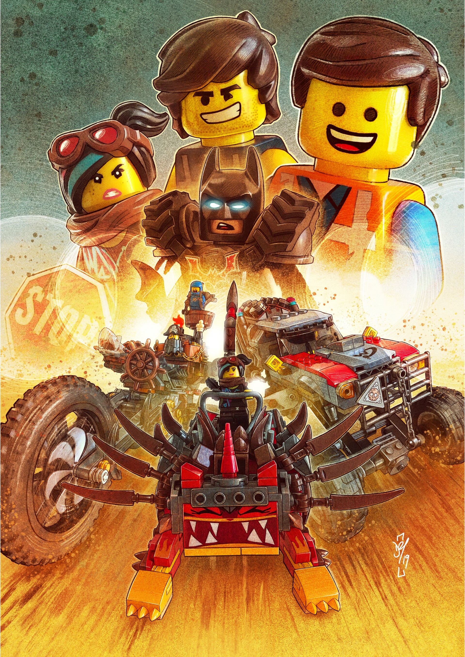 The Lego Movie, Artstation, Animation, 1920x2720 HD Phone