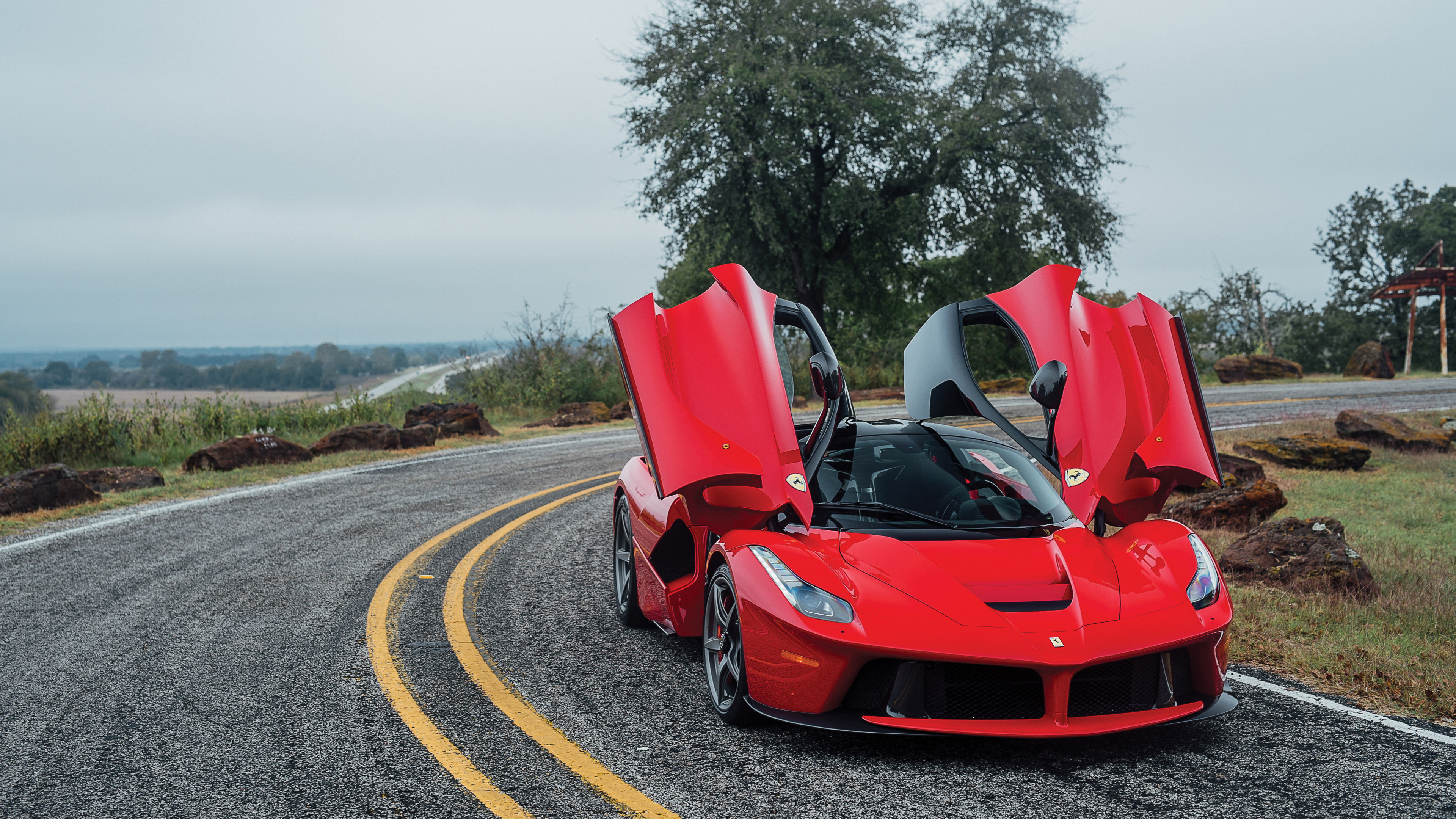 LaFerrari, Doors up, 4K HD, 3840x2160 4K Desktop