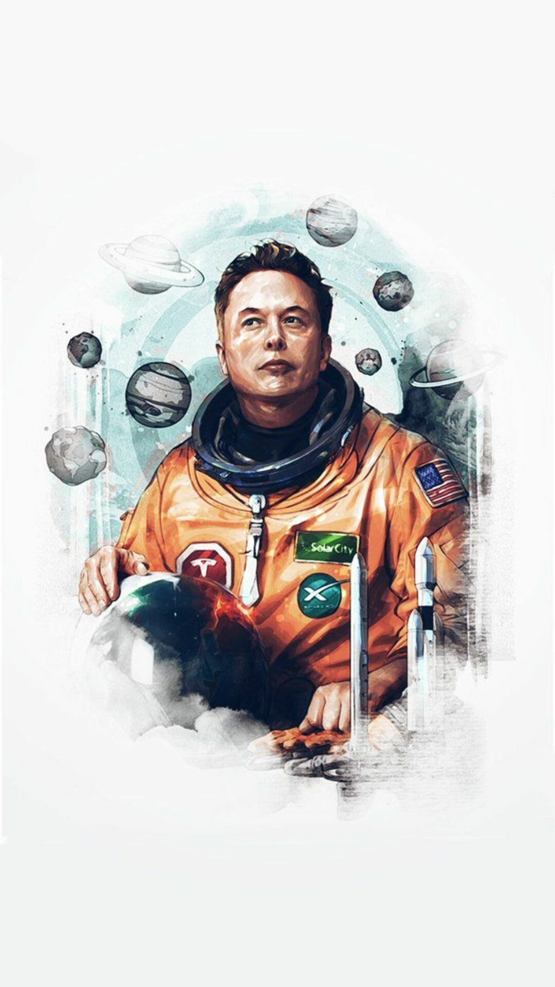 Elon Musk, Top wallpapers, Tech visionary, Space exploration, 1080x1920 Full HD Phone