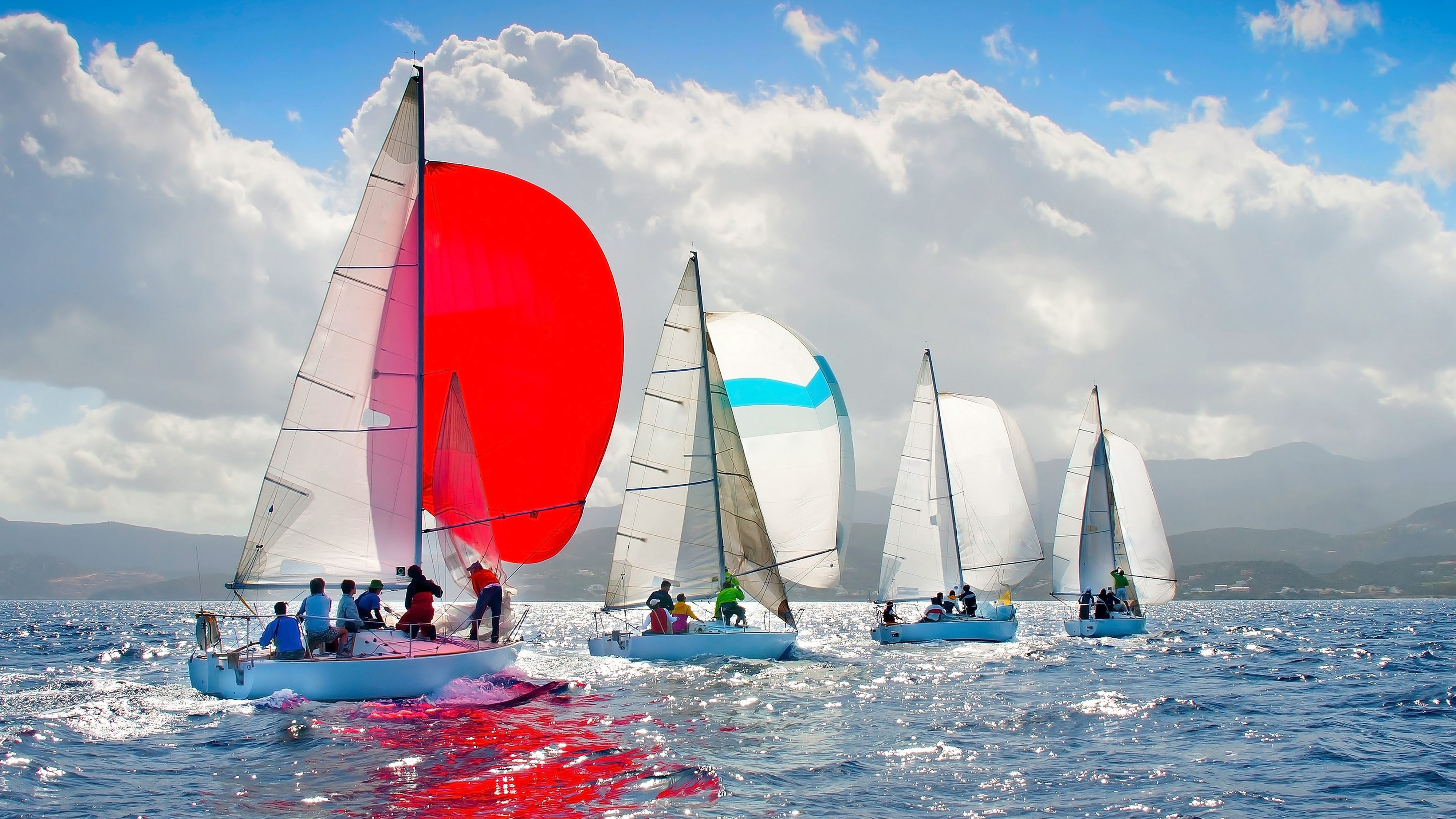 Racing sailboats, Pictures, Popular, Backgrounds, 3840x2160 4K Desktop