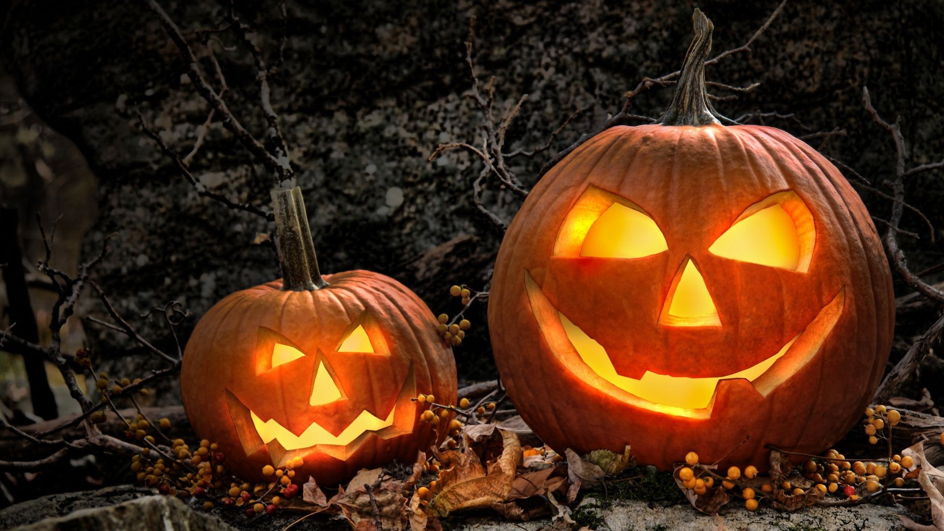 Halloween Pumpkins, Pumpkin carvings, Halloween wallpapers, Festive decorations, 1920x1080 Full HD Desktop