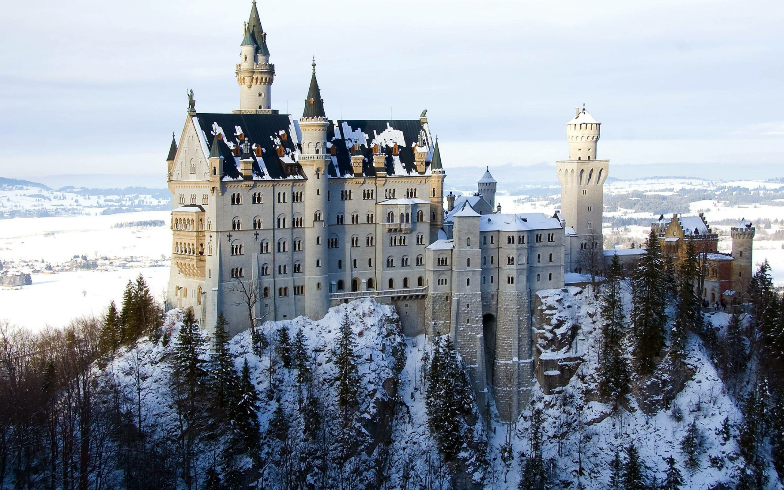 Neuschwanstein Castle wallpapers, Astonishing views, German architecture, Historical charm, 2560x1600 HD Desktop