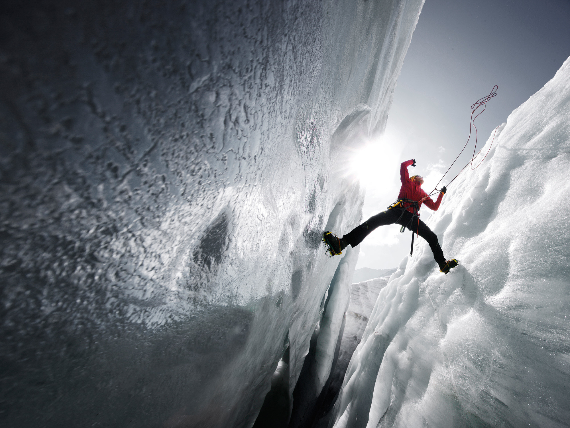 Jan Greune climbs, Frozen challenges, Ice climbing adventures, Athletic achievements, 2000x1500 HD Desktop