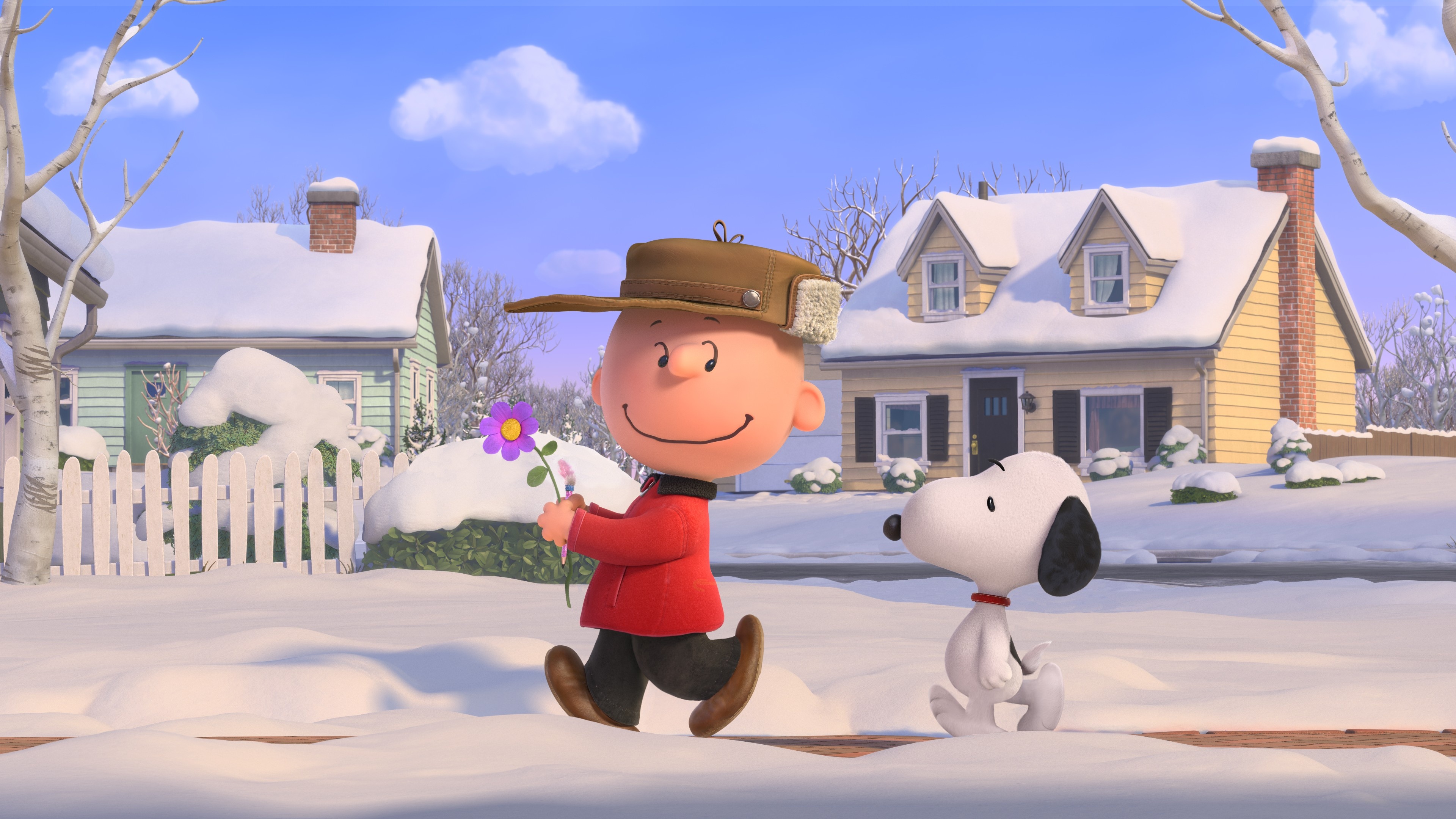 Snoopy and Charlie Brown, The Peanuts Movie Wallpaper, 3840x2160 4K Desktop