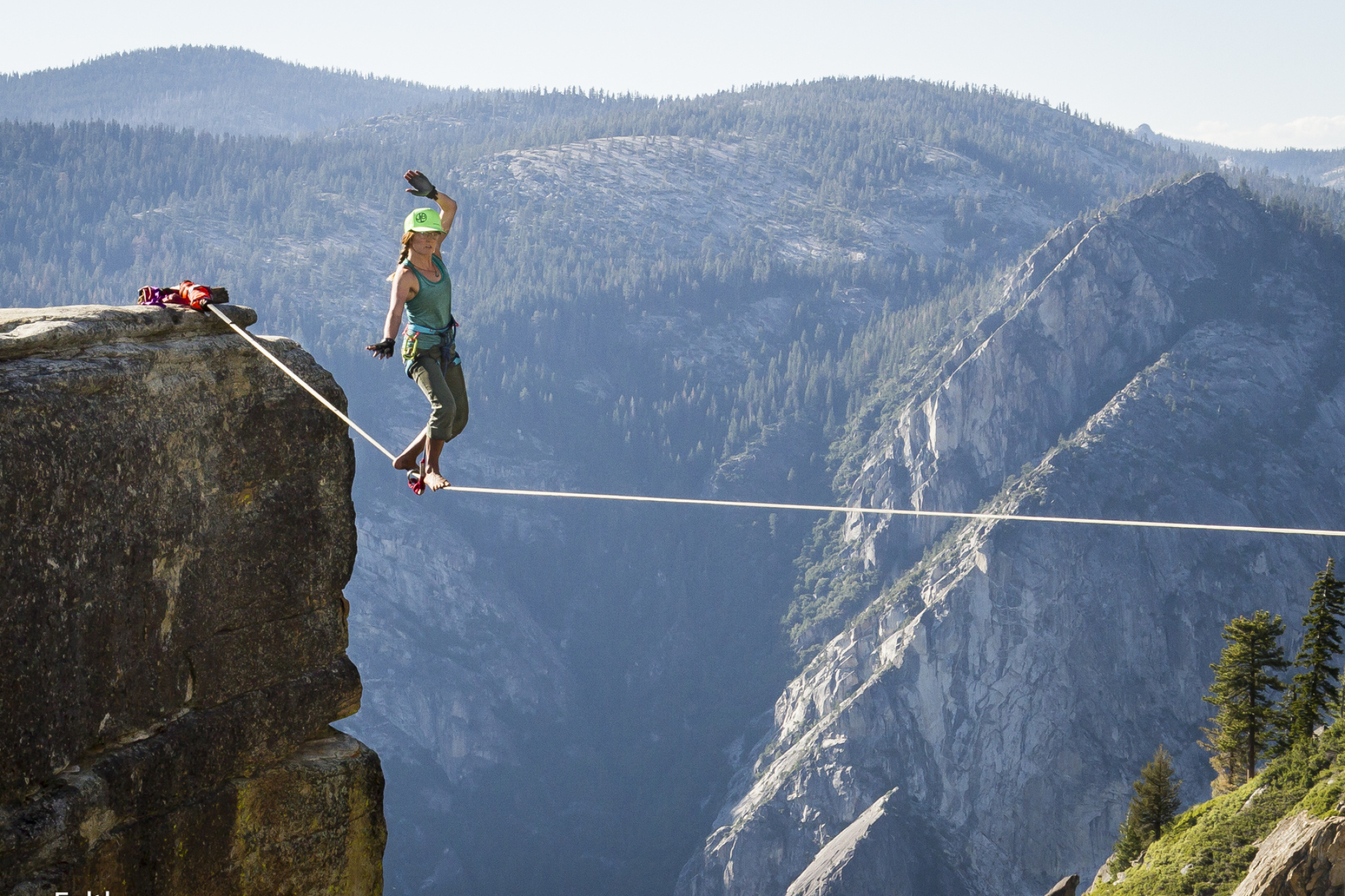 Yosemite National Park, Slacklining Wallpaper, 2050x1370 HD Desktop