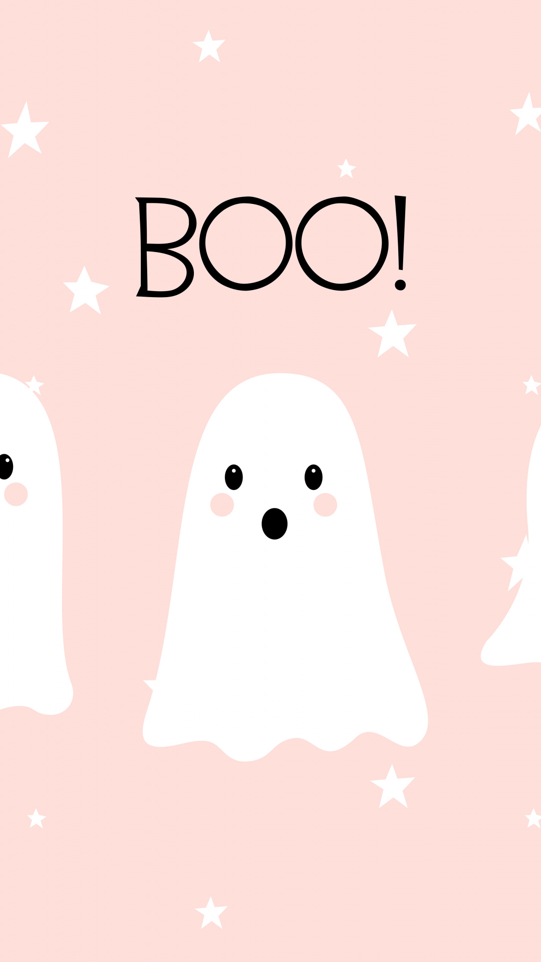 Boo!, Cute iPhone Backgrounds Wallpaper, 1080x1920 Full HD Phone