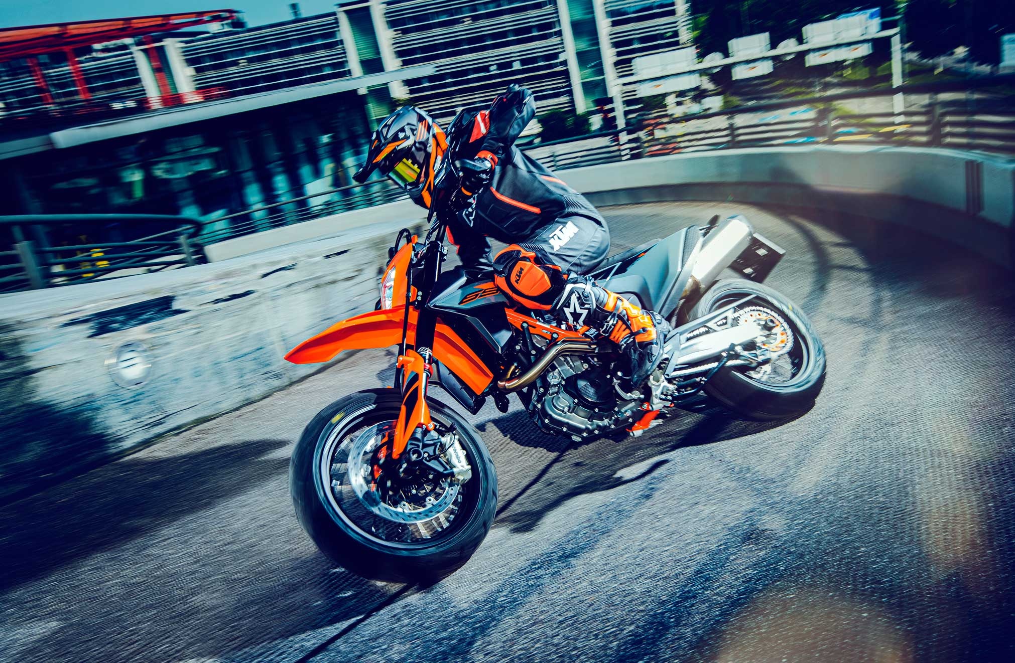 2022 Model, KTM 690 SMC Wallpaper, 2030x1330 HD Desktop