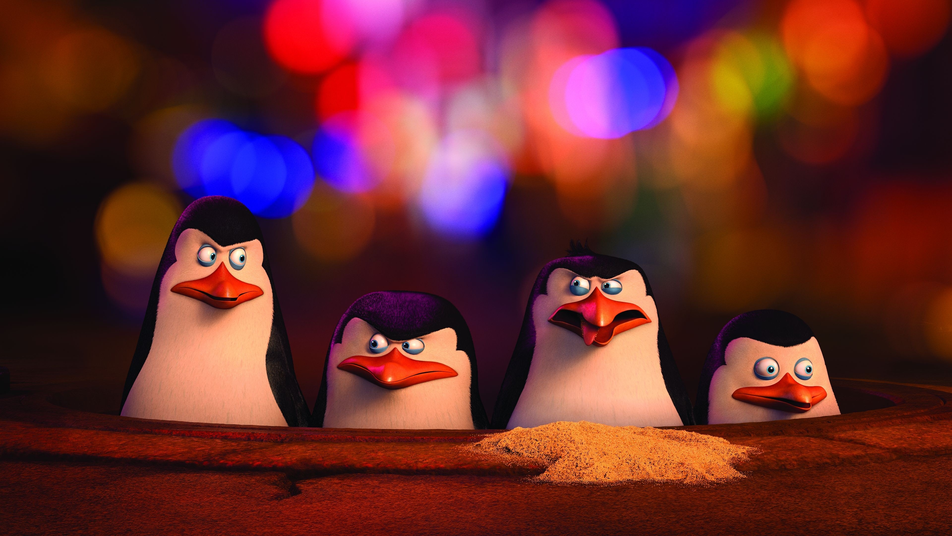 DreamWorks movies, Penguins of Madagascar, 4K wallpaper, 3840x2160 4K Desktop