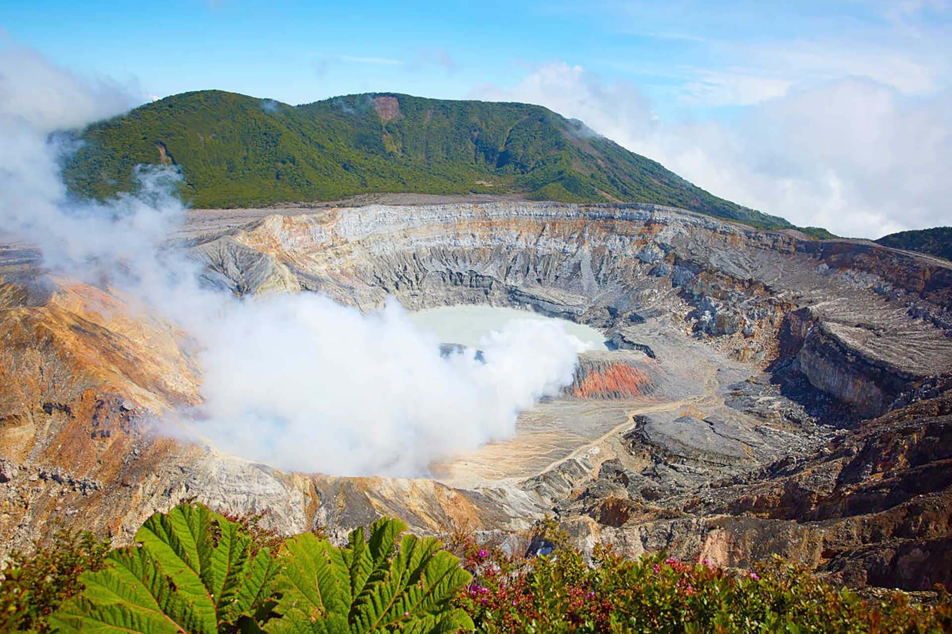 Poas National Park, Poas volcano coffee, La paz waterfall, Waterfall from san, 1920x1280 HD Desktop