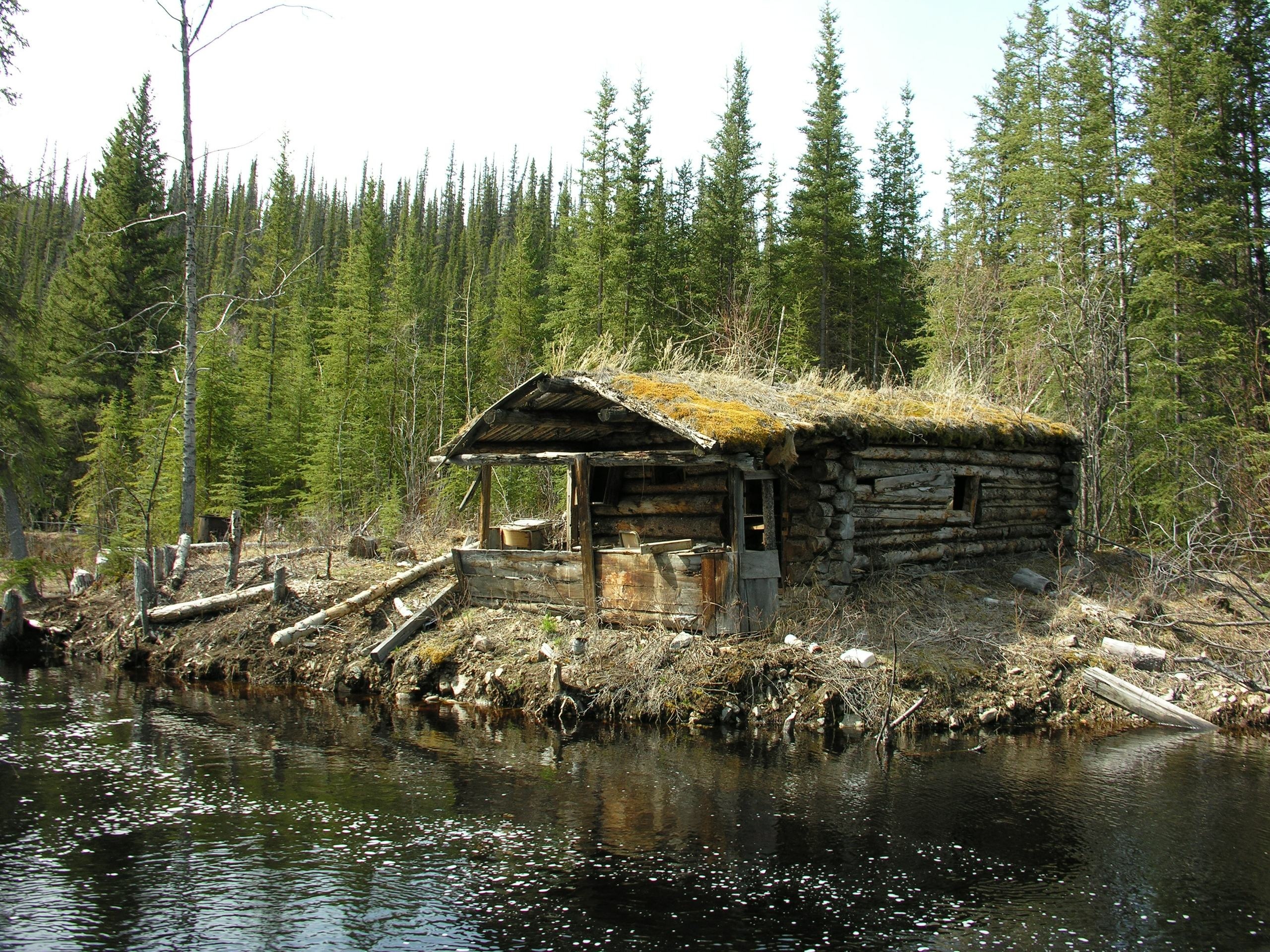 Log Cabin, Escape to nature, Mountain retreat, Wilderness serenity, Rustic elegance, 2560x1920 HD Desktop