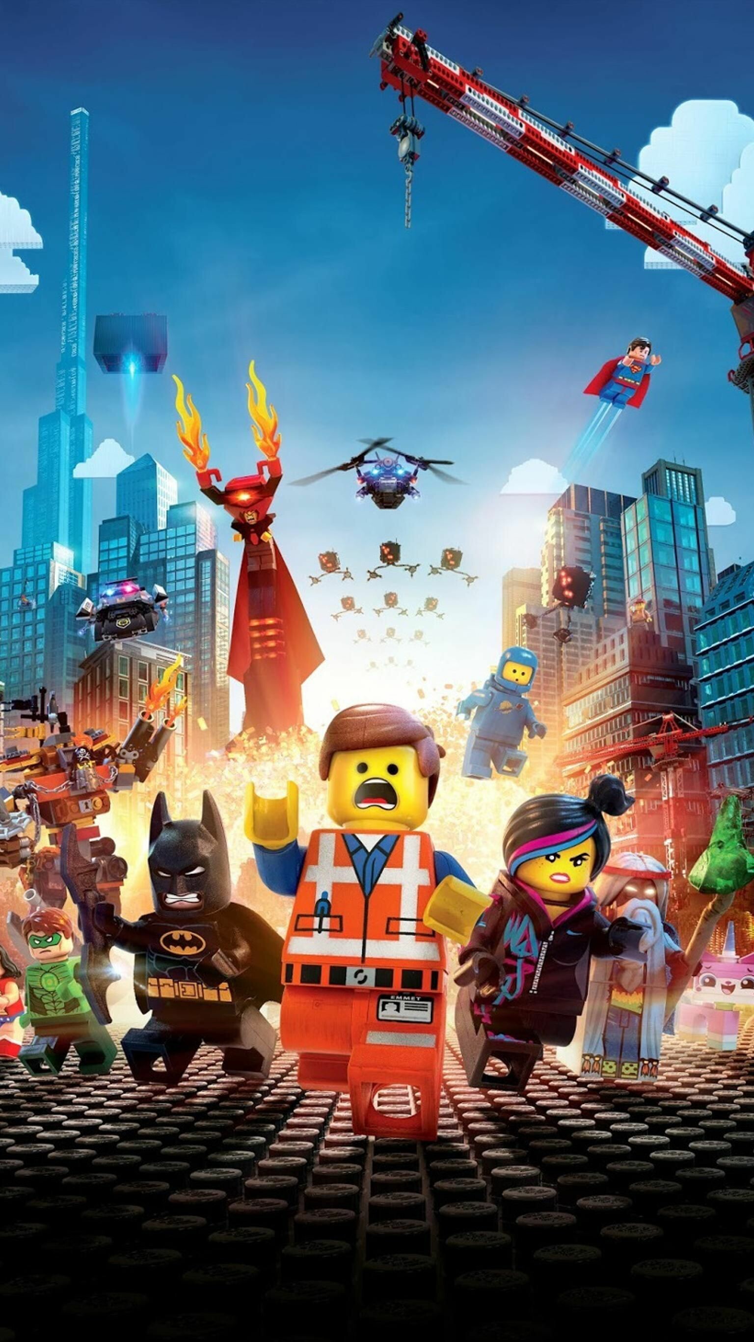 The Lego Movie, Lego movie, Phone wallpaper, Moviemania, 1540x2740 HD Phone