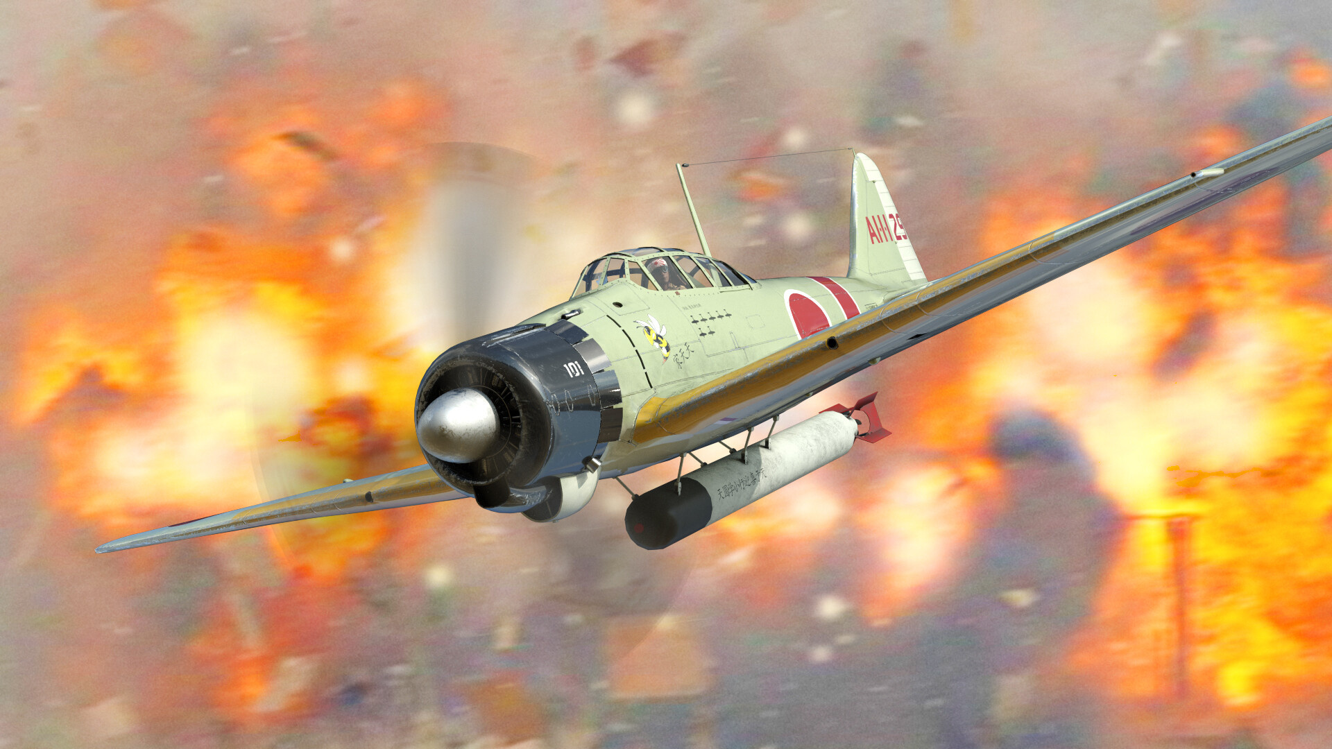 Mitsubishi A6M Zero Wallpapers 1920x1080