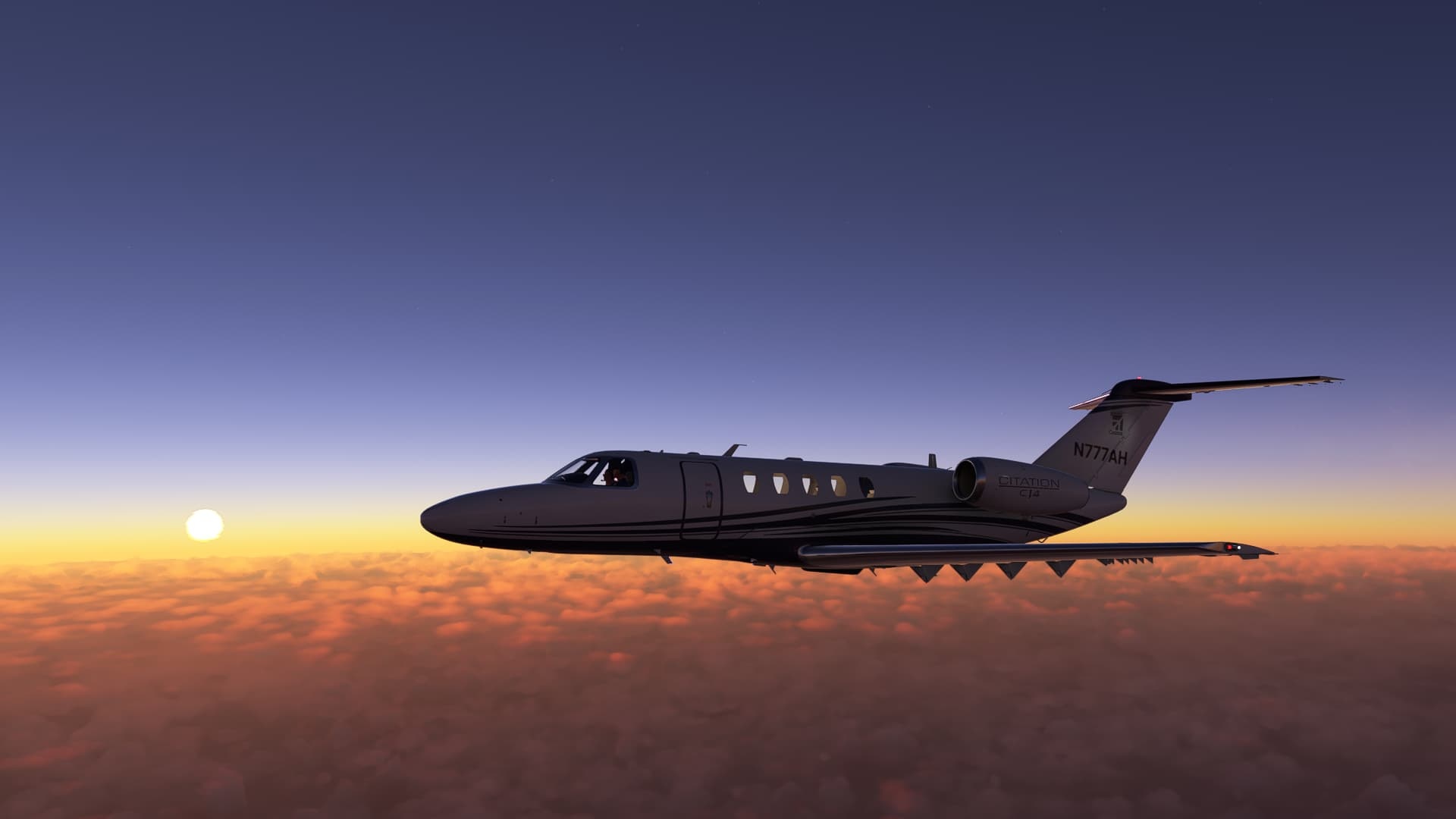 Cessna Citation CJ4, Cabin Lights, Aircraft Systems, MSFS, 1920x1080 Full HD Desktop