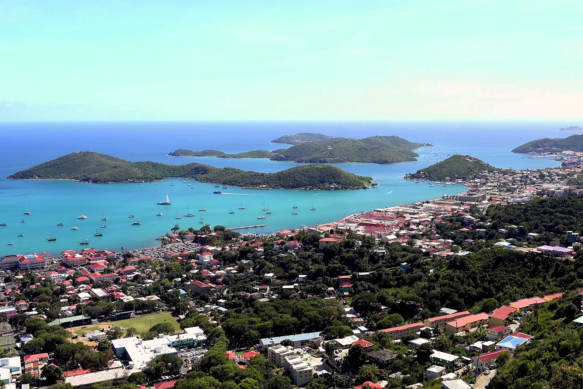 Charlotte Amalie, Travels, Caribbean Nights, Karibik, 1920x1280 HD Desktop