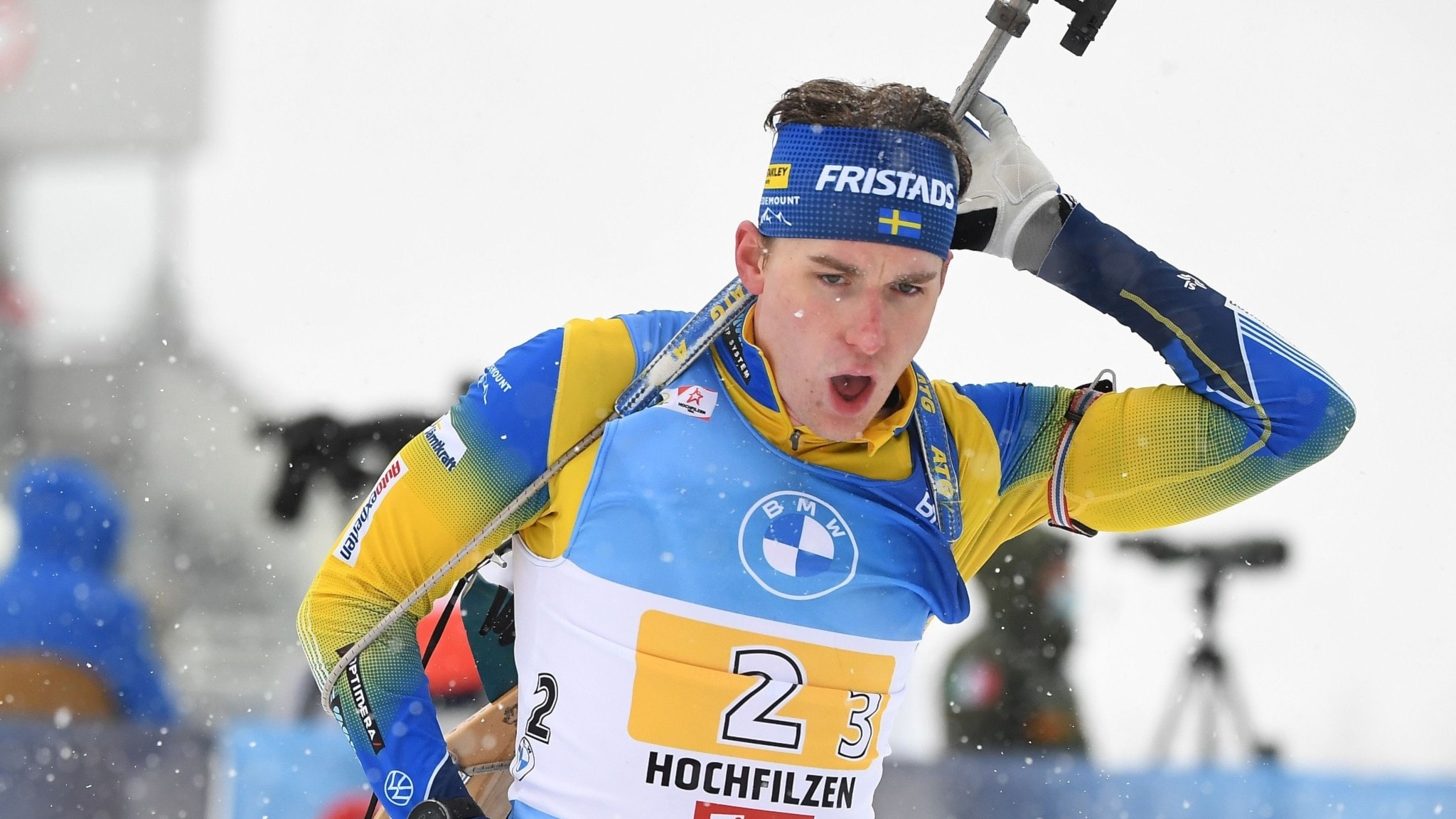 Hochfilzen 2020, Martin Ponsiluoma Wallpaper, 2050x1160 HD Desktop