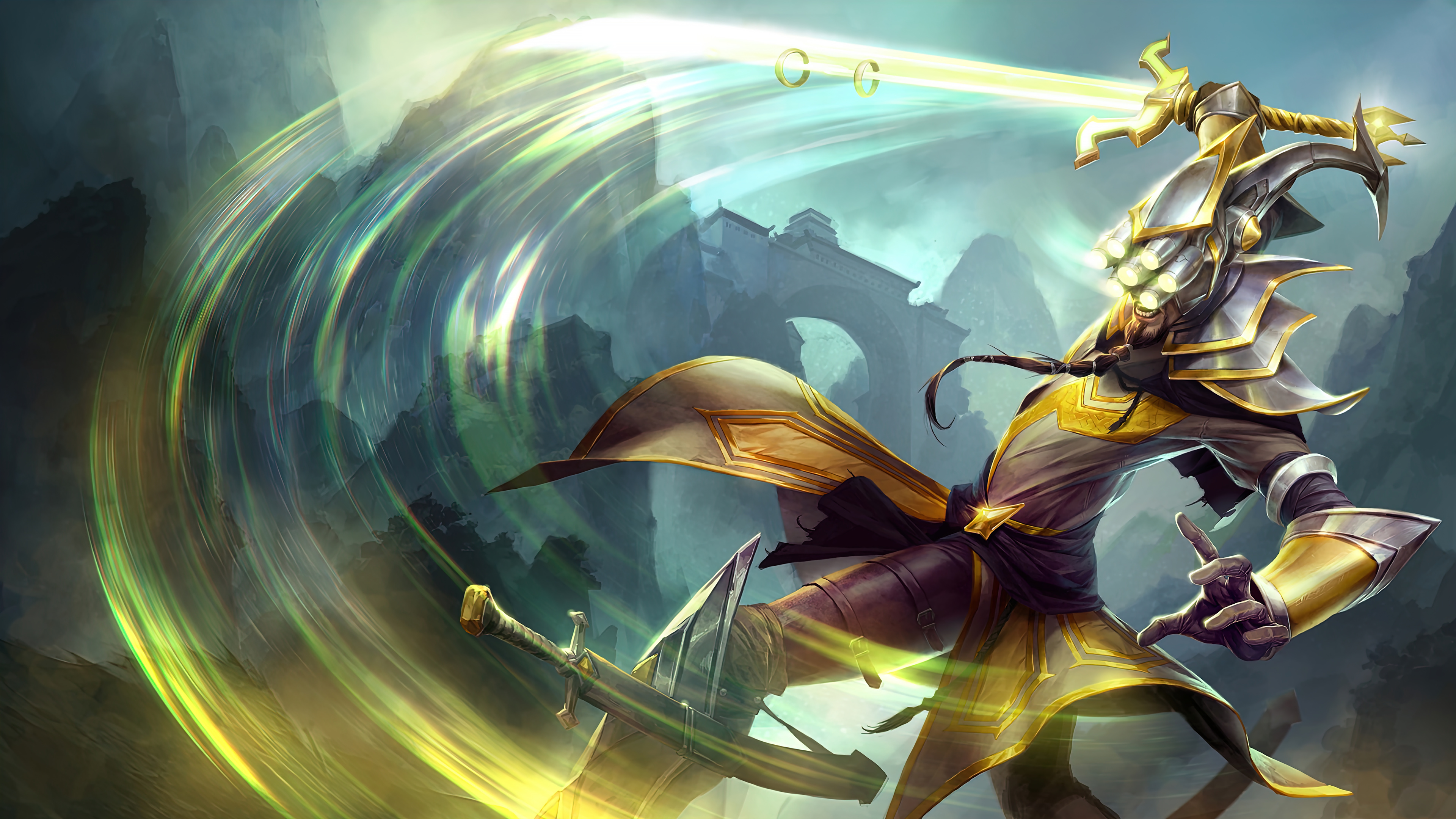 Master Yi wallpaper, Riot Games, 3840x2160 4K Desktop