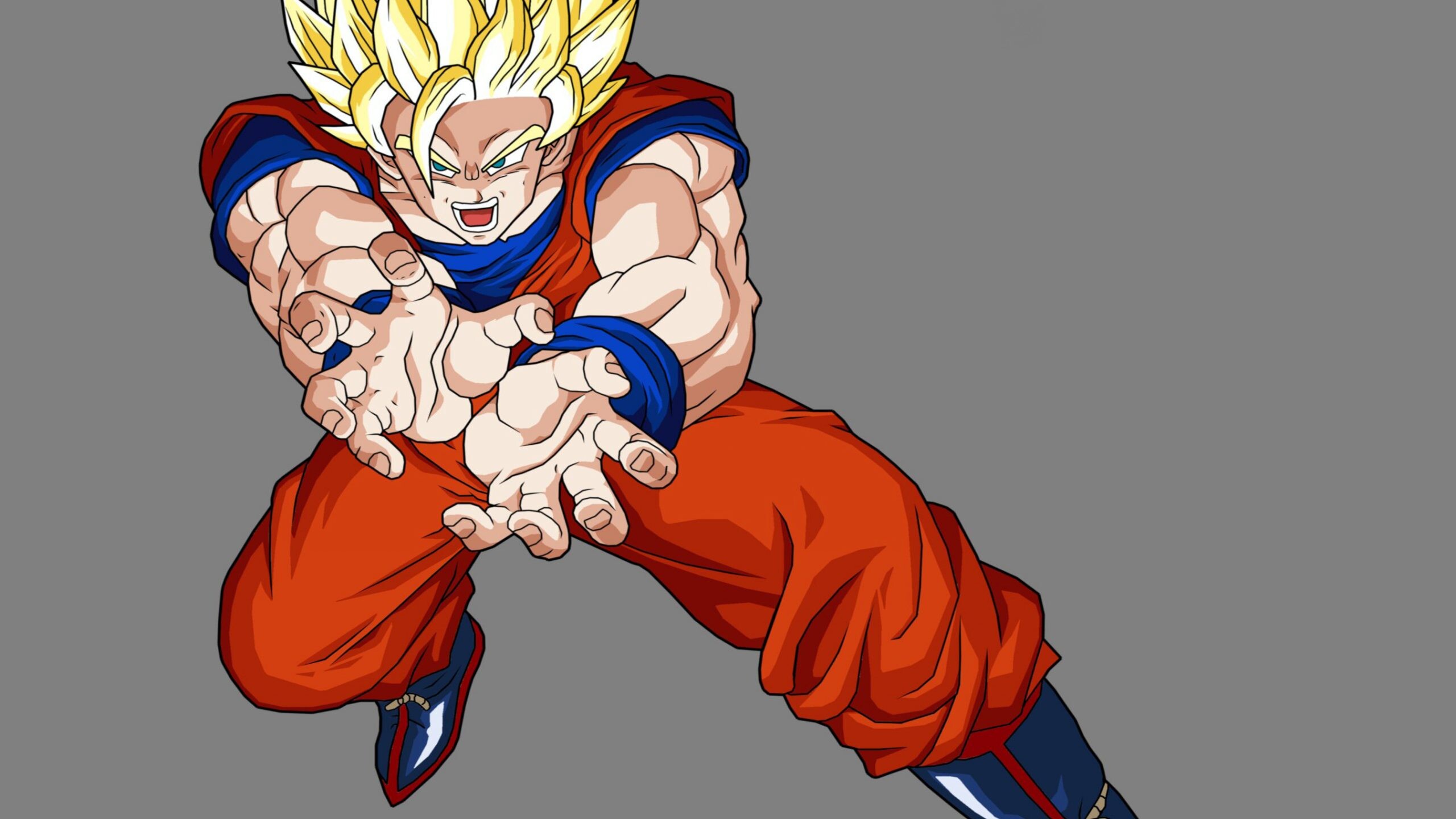 Goku SSJ2 Kamehameha, DBZ HD wallpaper, 2560x1440 HD Desktop