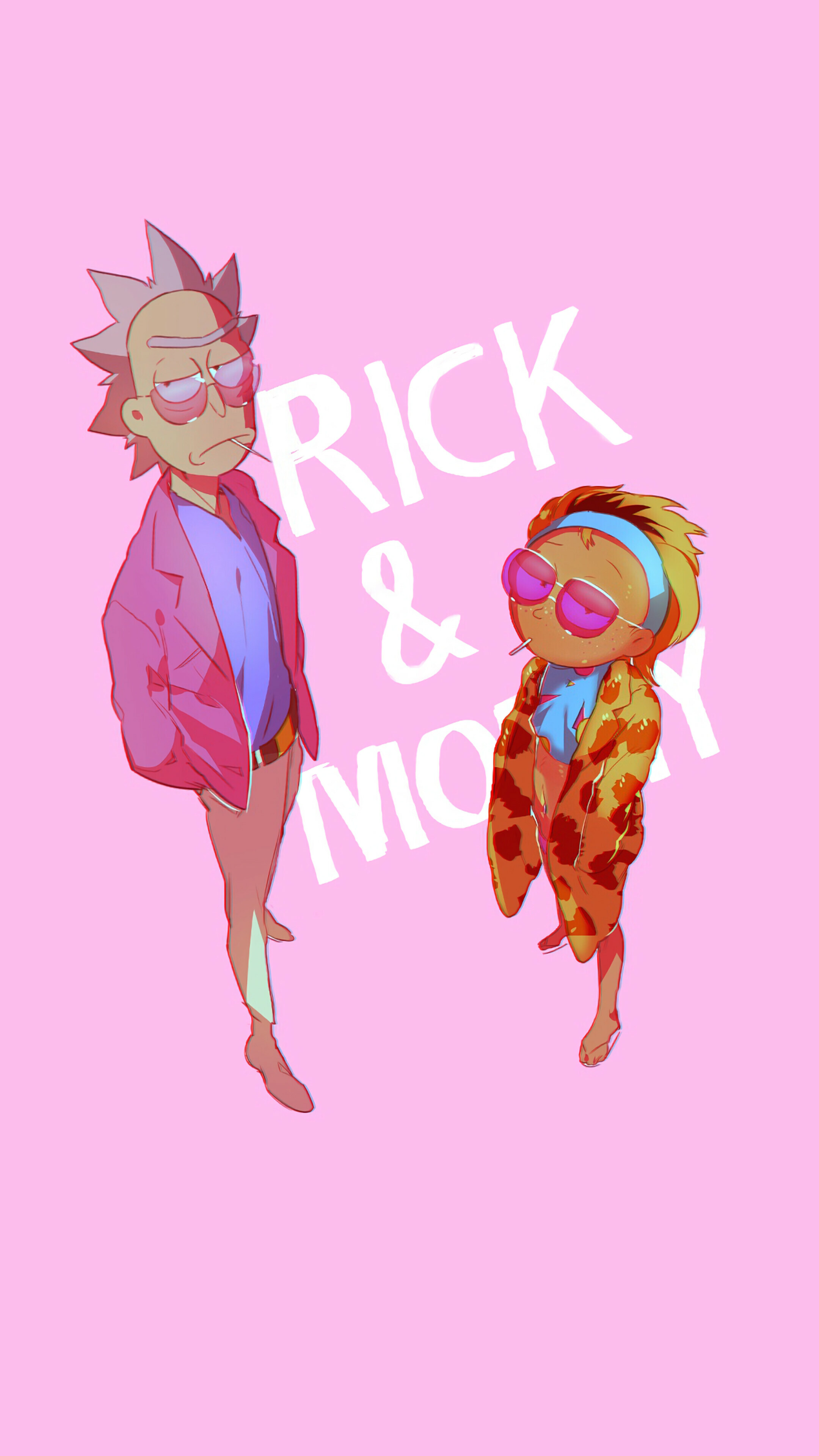 Rick and Morty, Minimalist wallpapers, 4K resolution, Ryan Johnson, 2160x3840 4K Phone