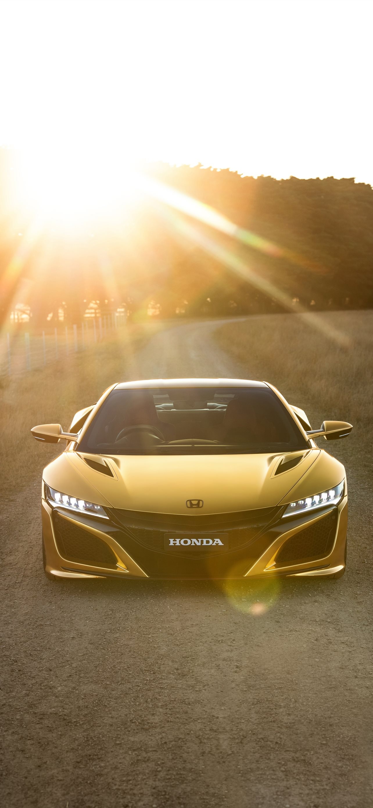 Front View, Honda NSX Wallpaper, 1290x2780 HD Phone