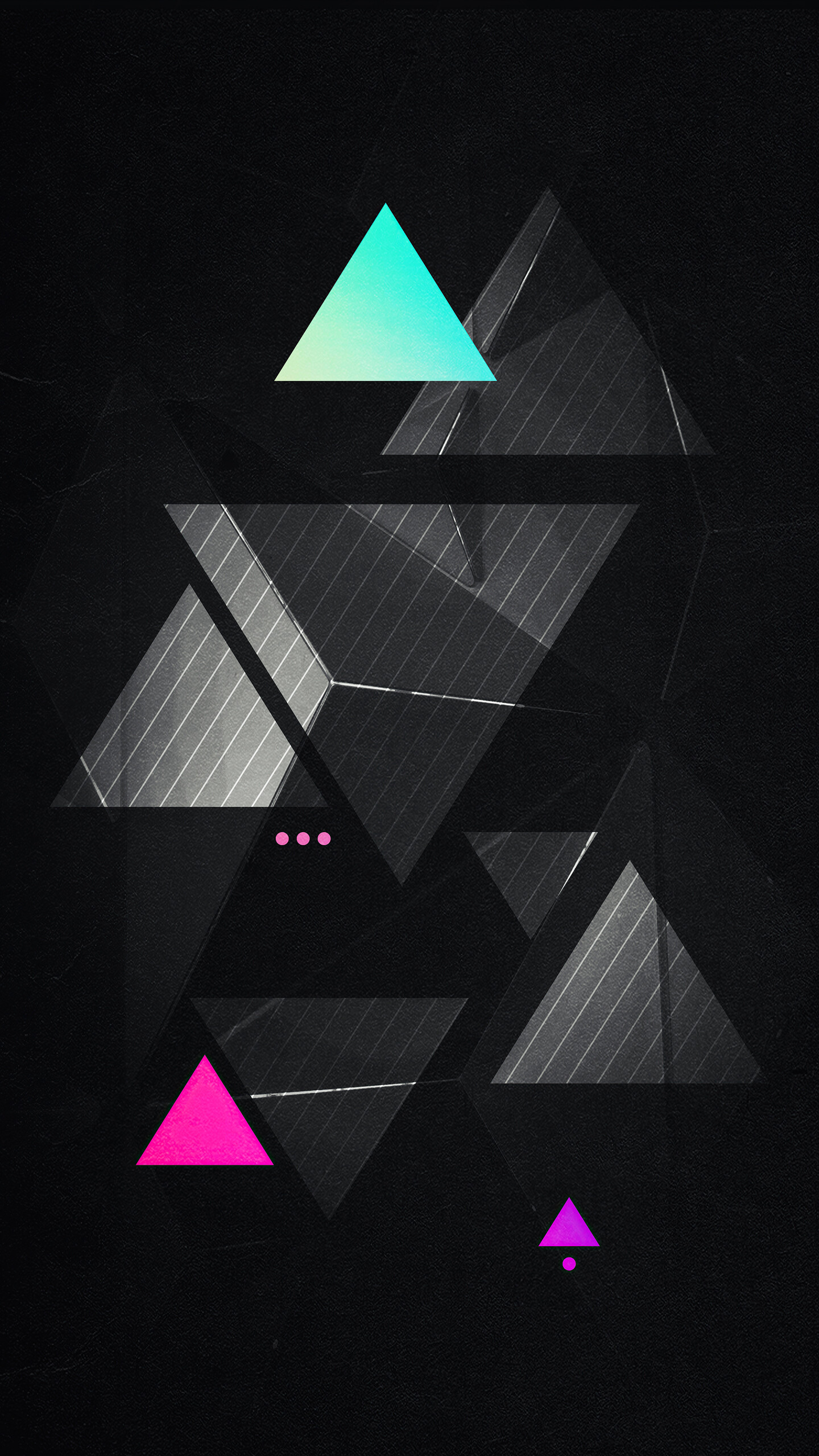 Triangular world, Samsung galaxy wallpapers, HD visuals, 4K resolution, 1440x2560 HD Phone