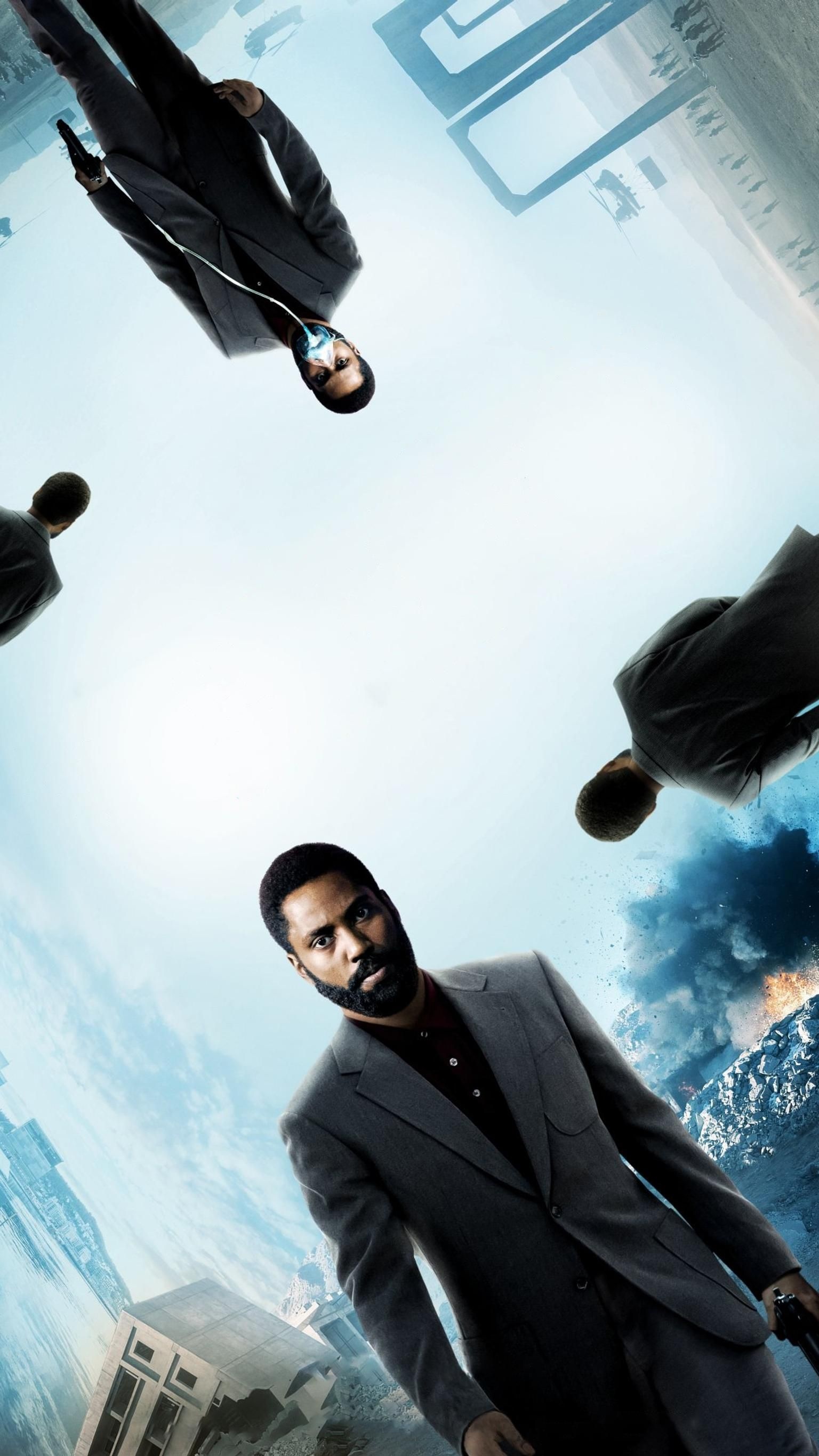 John David Washington, Tenet, Movie poster, 1540x2740 HD Phone