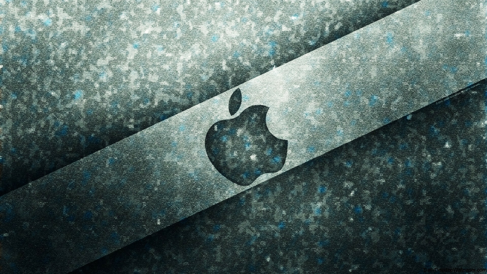 Icy Apple Logo wallpaper, High definition visuals, Eye-catching design, 1920x1080 Full HD Desktop