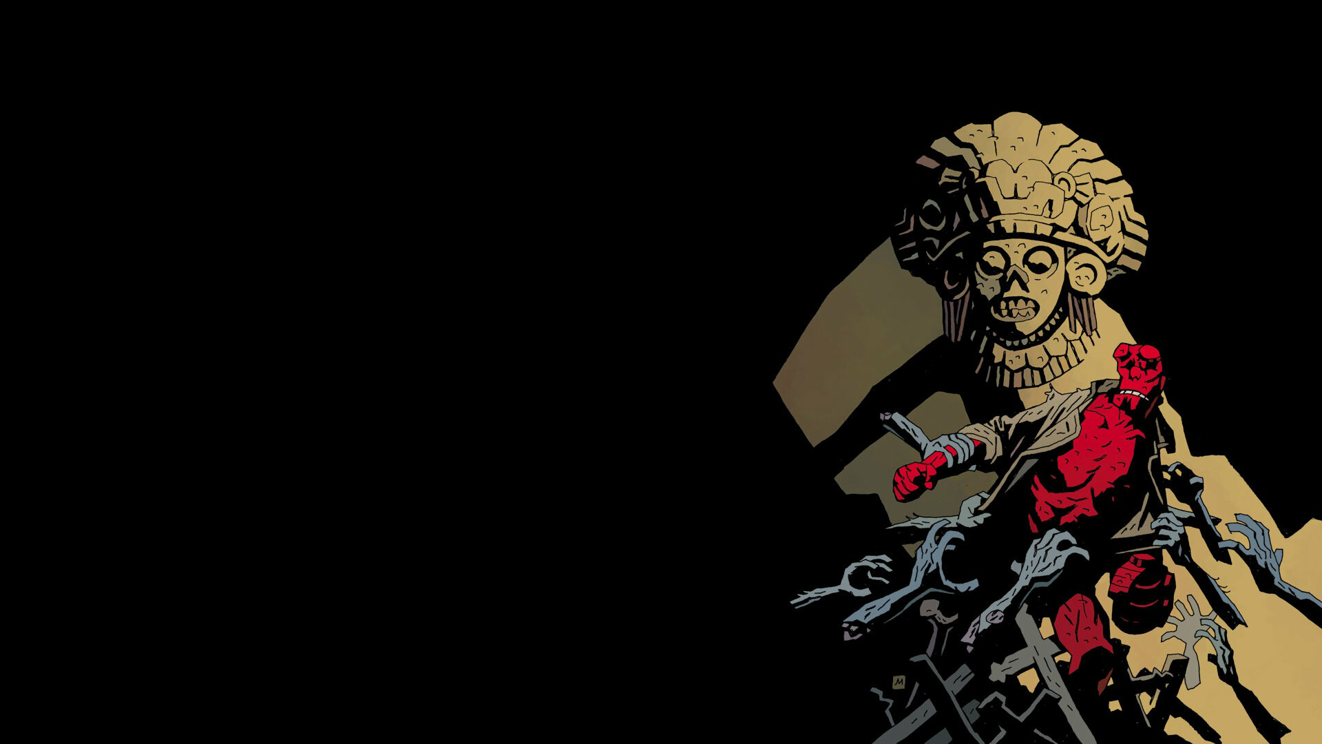 Hellboy, Comics, Free Download, Desktop, 1920x1080 Full HD Desktop