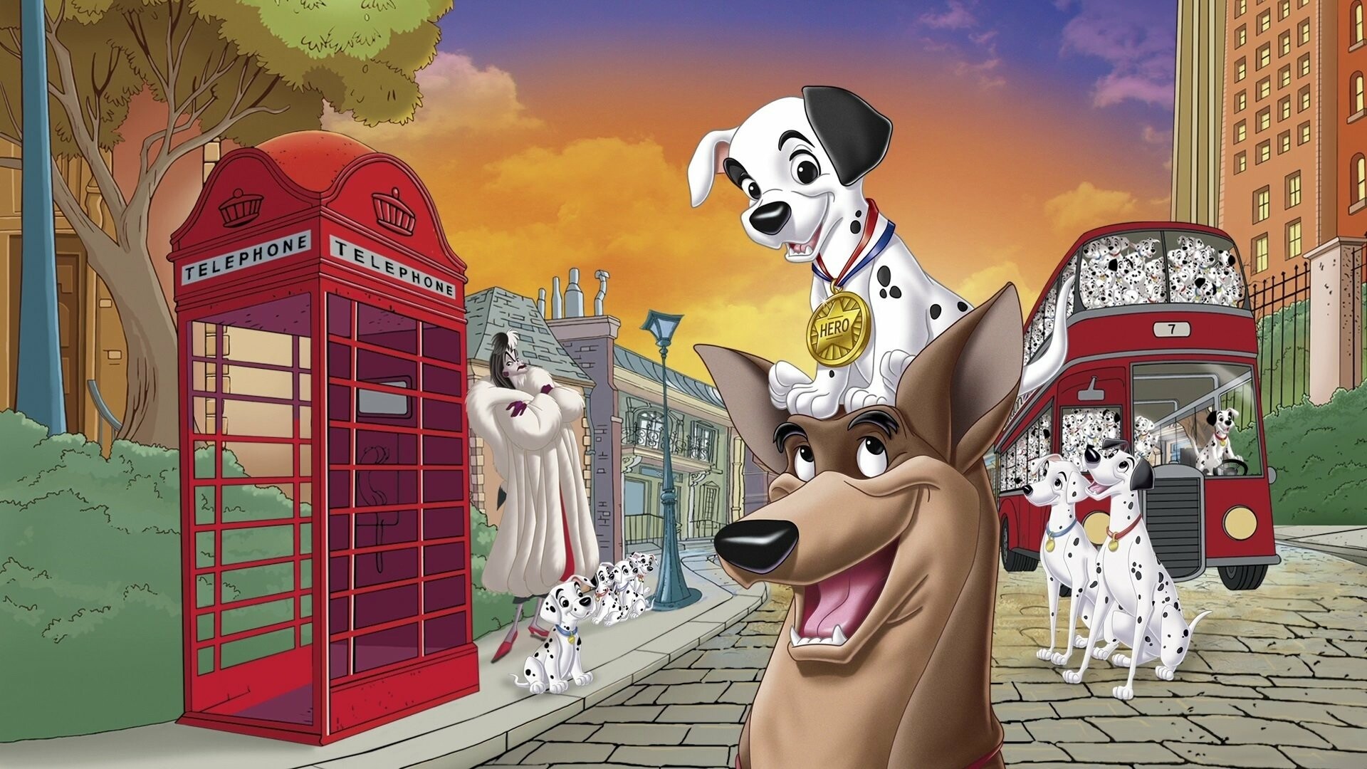 Patch's London Adventure, One Hundred and One Dalmatians Wallpaper, 1920x1080 Full HD Desktop