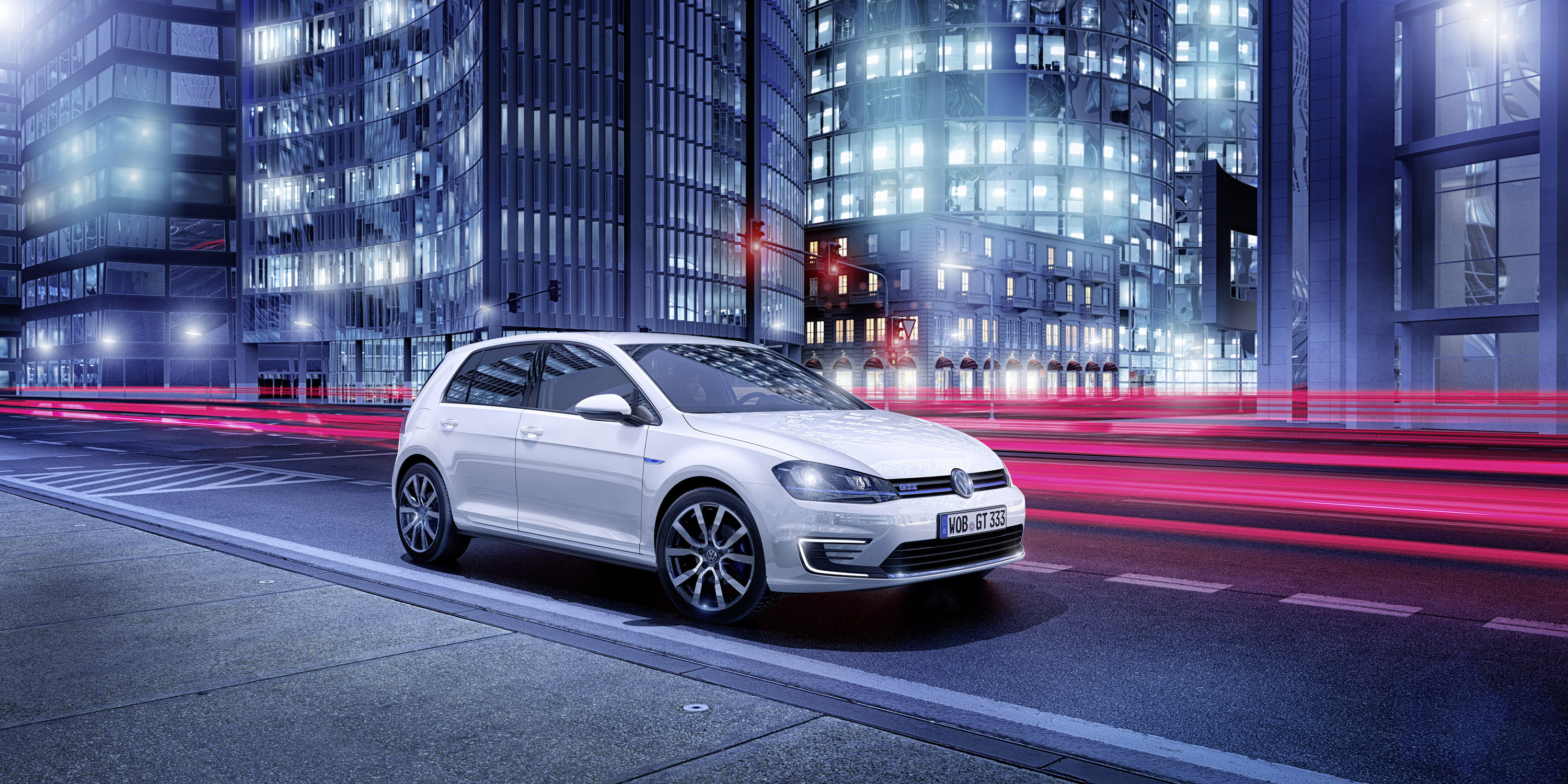 GTE Plug-In Hybrid, Volkswagen Golf Wallpaper, 3000x1500 Dual Screen Desktop