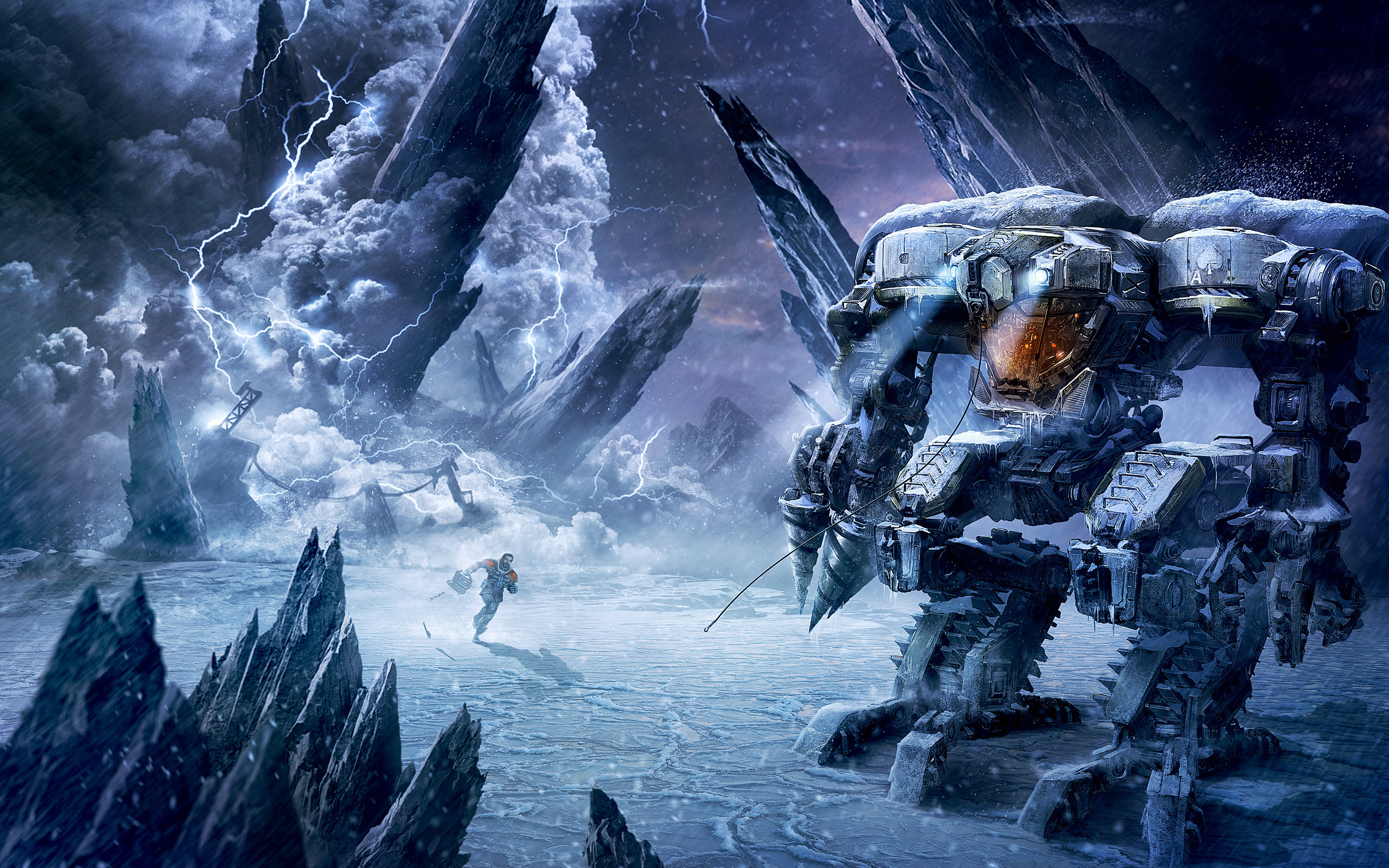 Lost Planet Game, HD wallpaper, Thrilling sci-fi adventure, Astonishing visuals, 2560x1600 HD Desktop