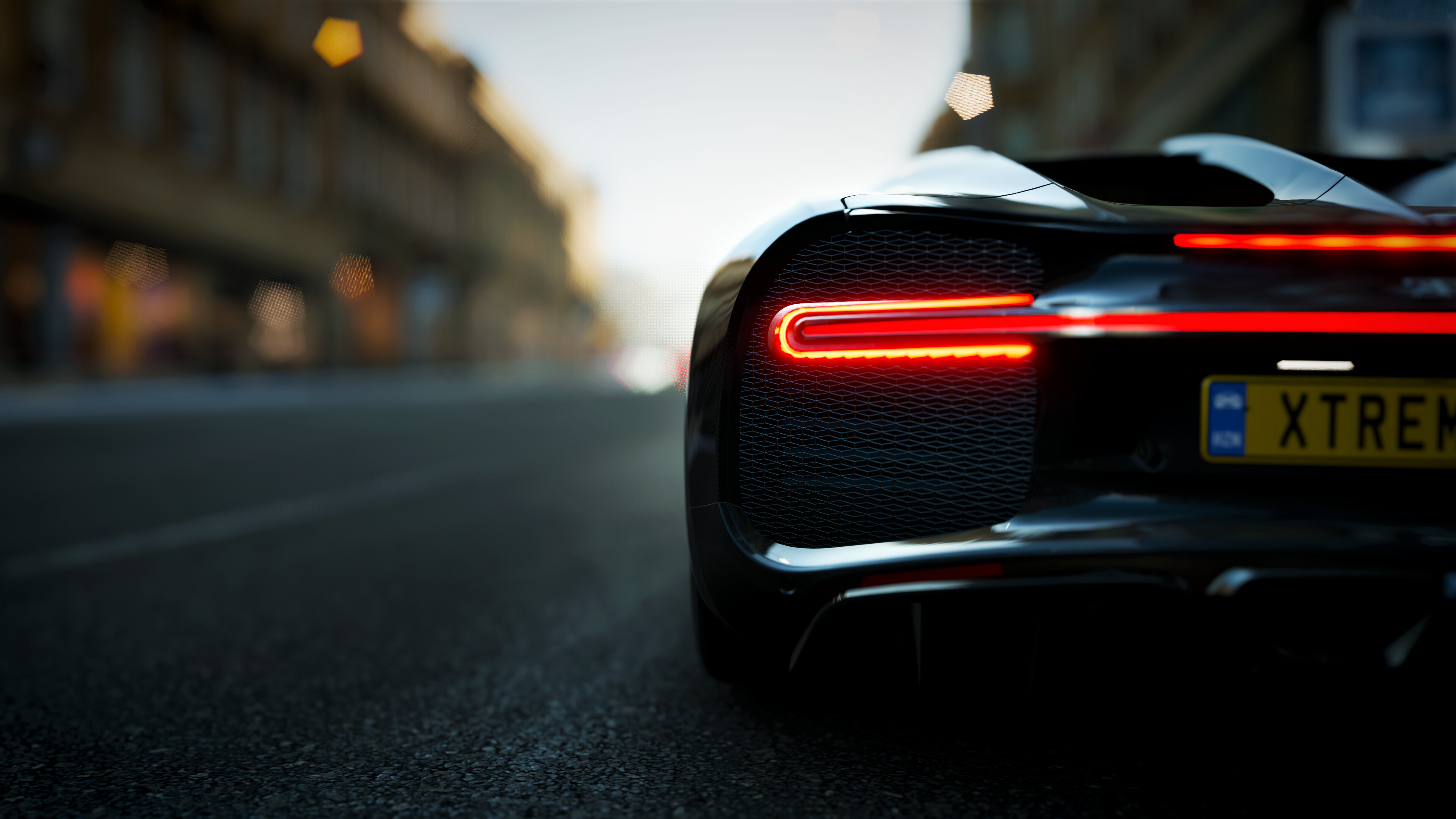 Forza Horizon 4, Clean Bugatti Chiron, Epic wallpaper, Racing excitement, 3840x2160 4K Desktop