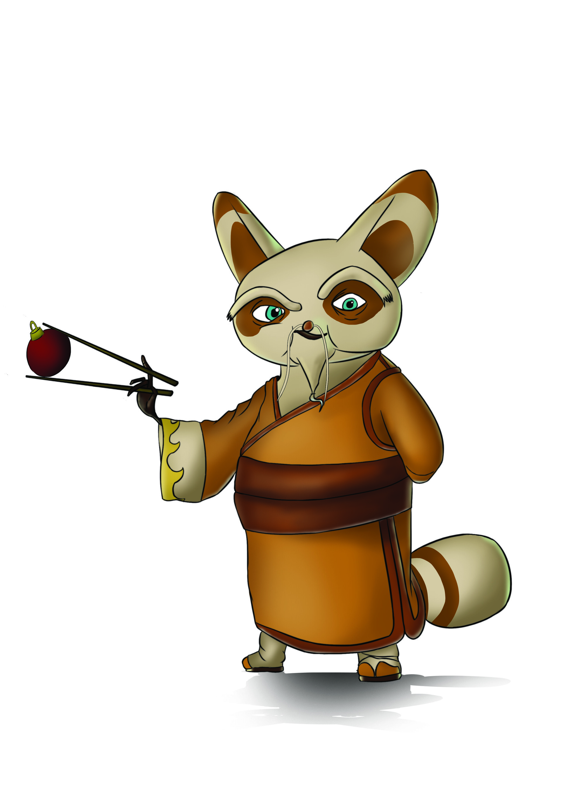 Michael Carstairs, Master Shifu, Fan art, 1920x2720 HD Phone